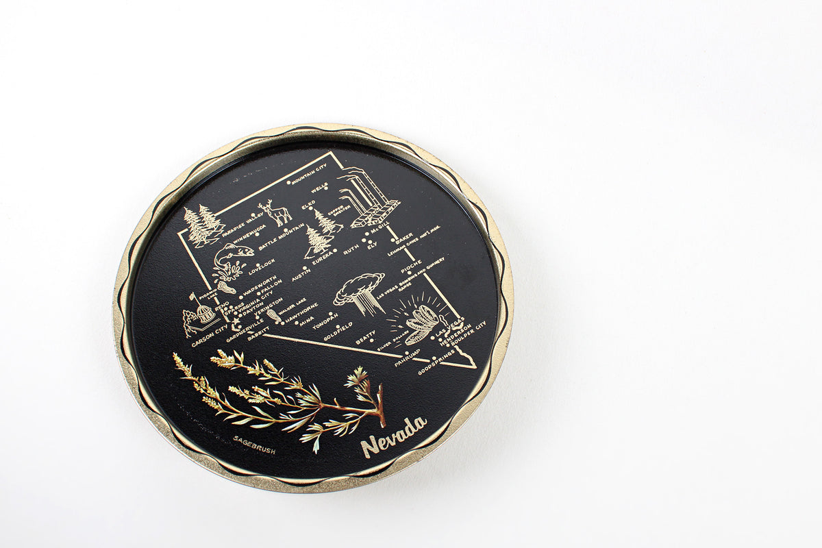 Nevada Souvenir Metal Serving Tray