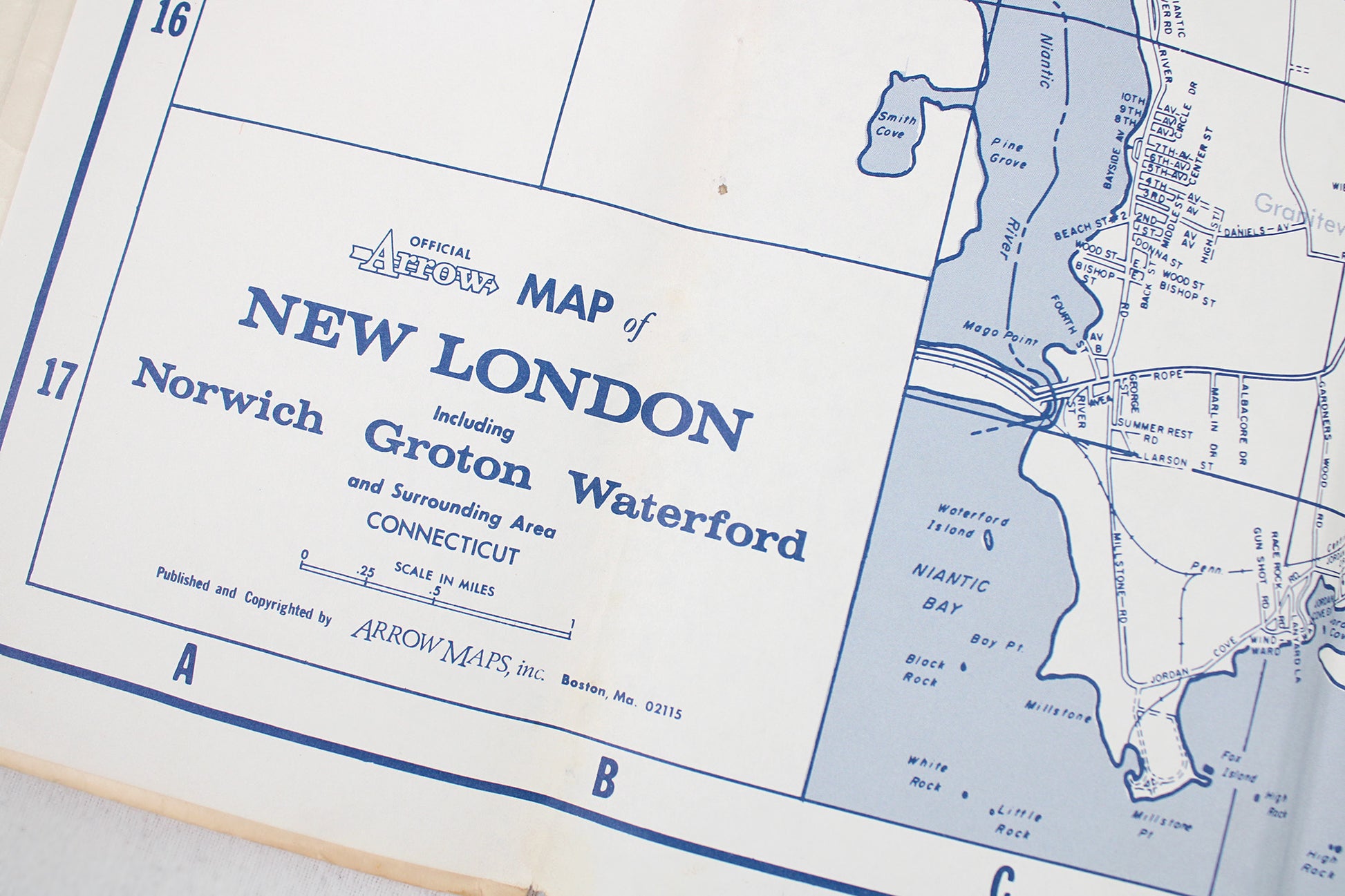 Greater New London, Connecticut / Official Arrow City Map