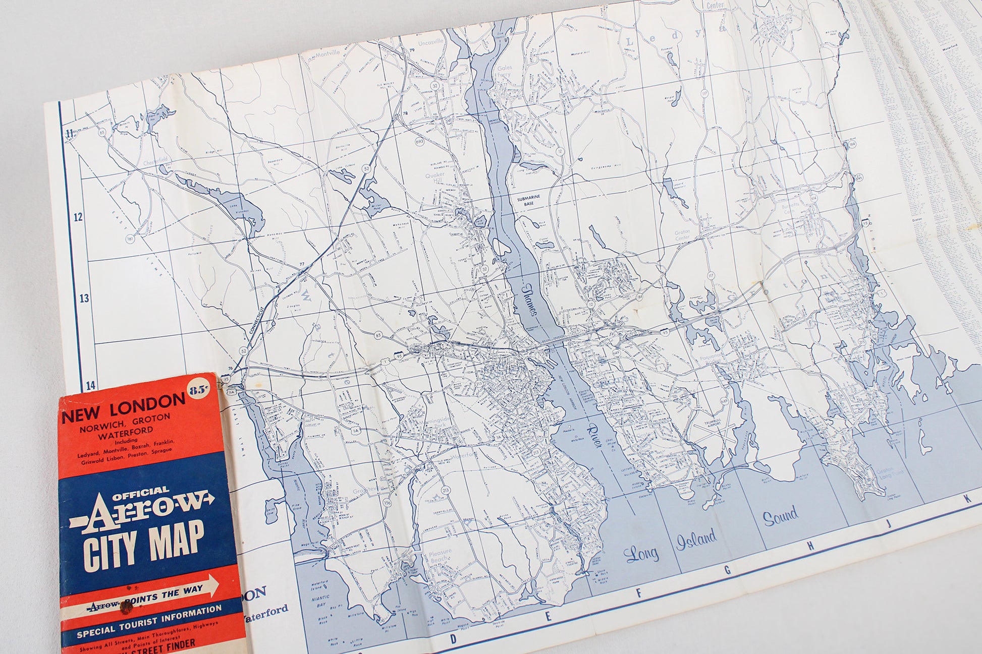 Greater New London, Connecticut / Official Arrow City Map