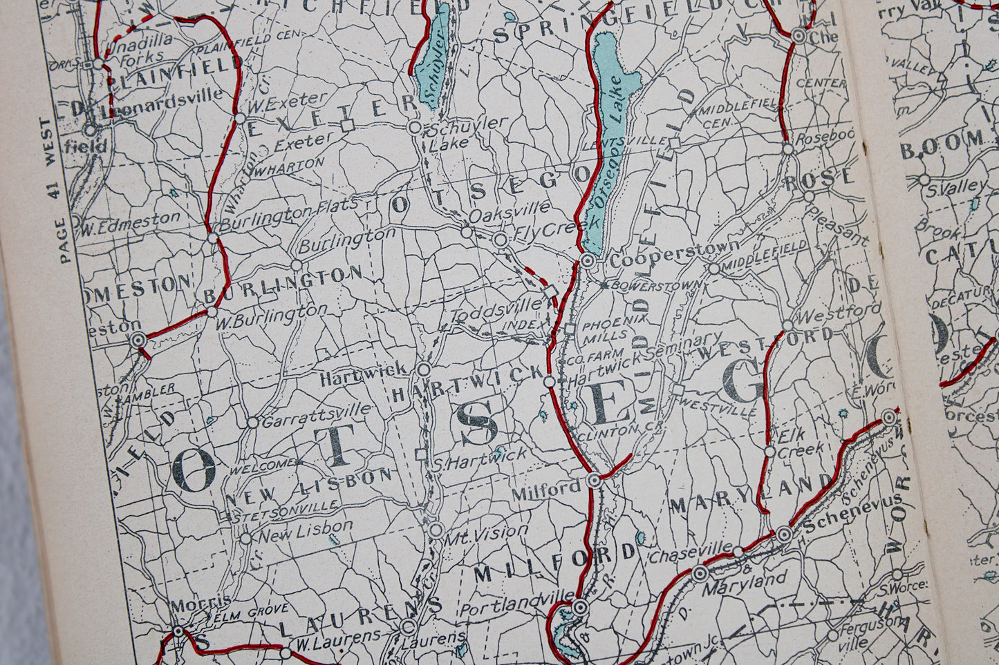 The Official Maps of New York Booklet Atlas by The National Survey Co.