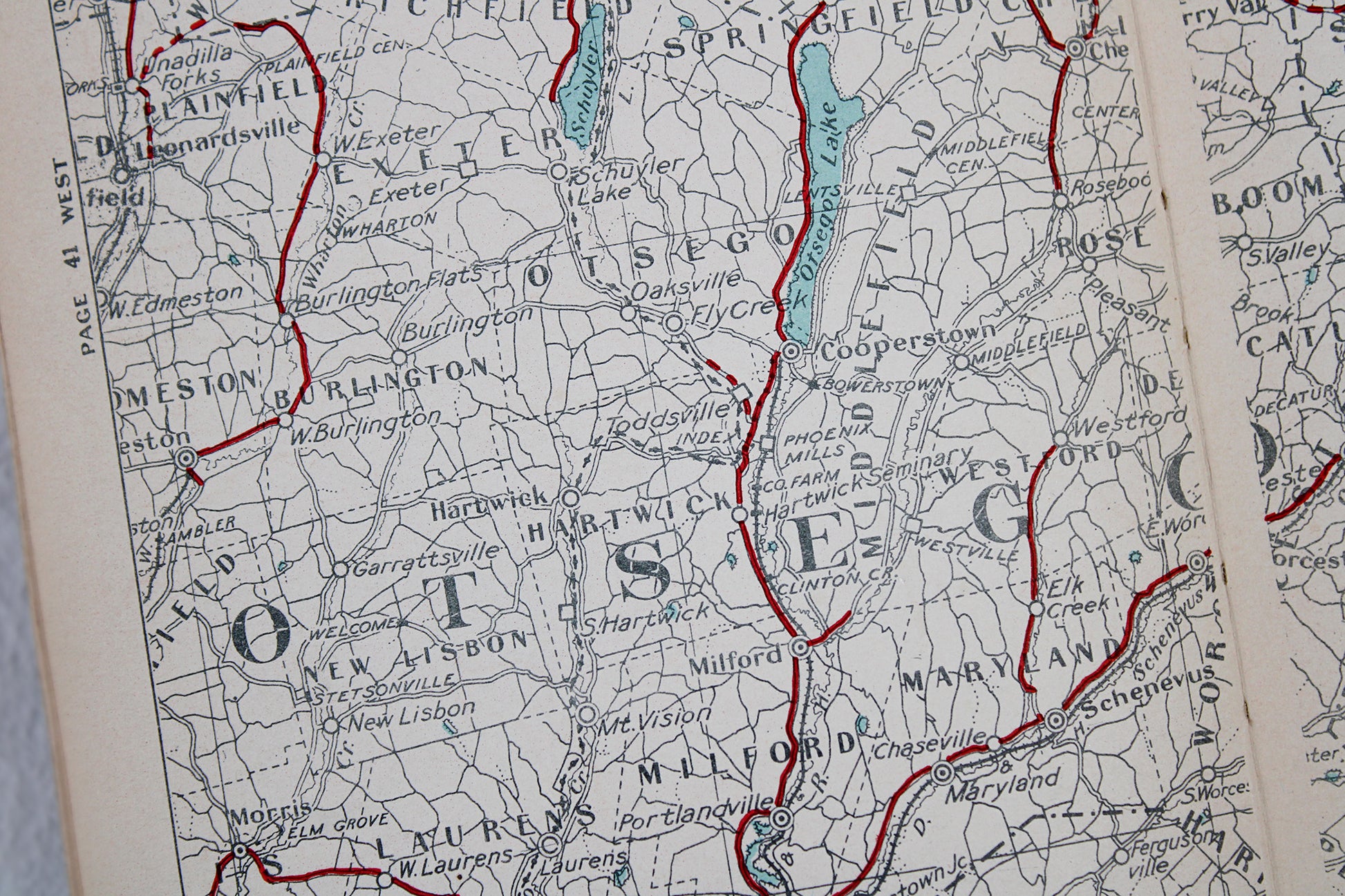 The Official Maps of New York Booklet Atlas by The National Survey Co.