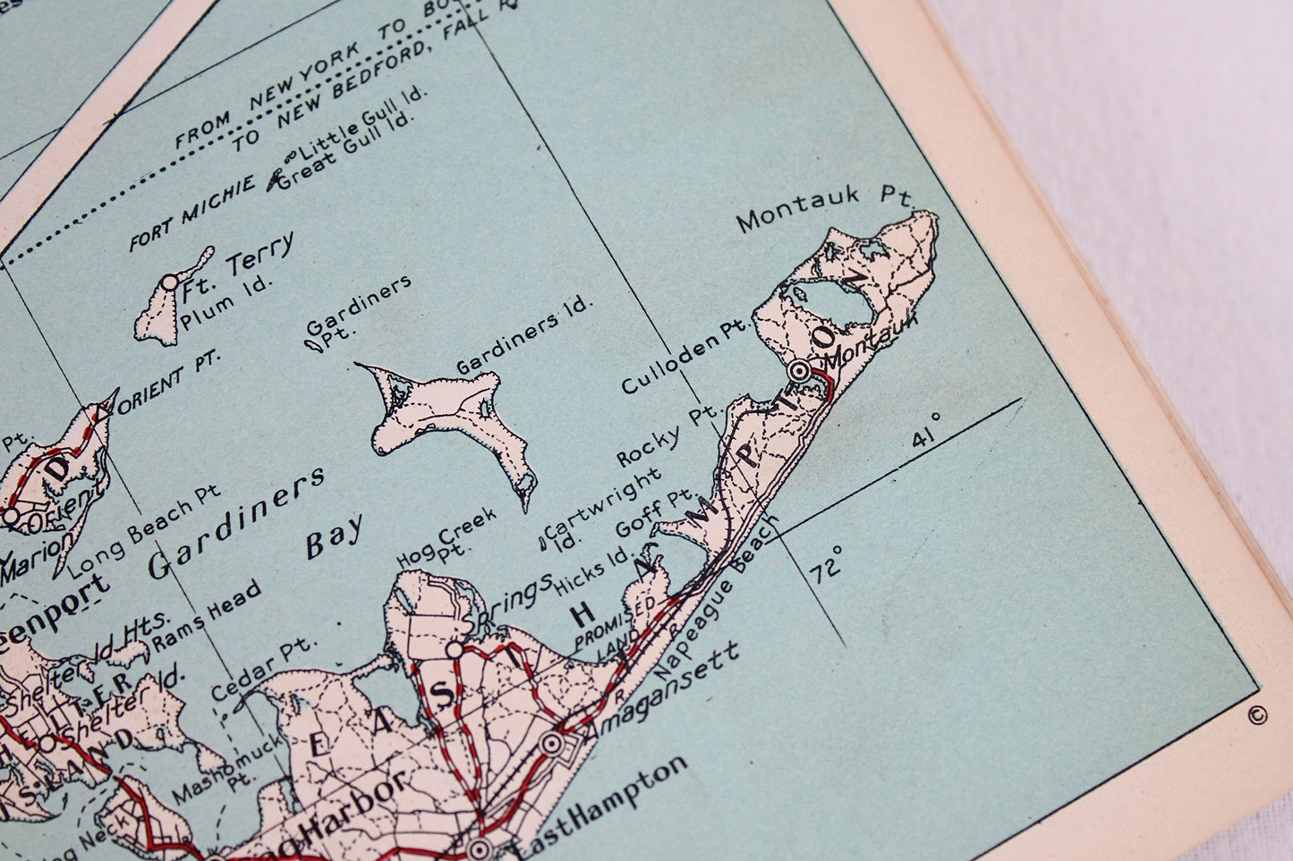 The Official Maps of New York Booklet Atlas by The National Survey Co.