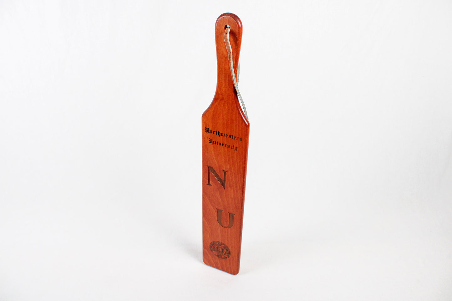 Northwestern University Varnished Hardwood Paddle Boards