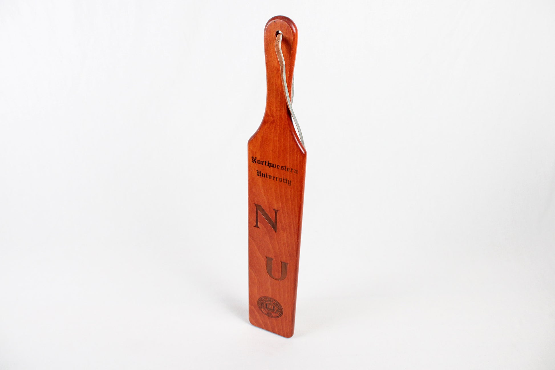 Northwestern University Varnished Hardwood Paddle Boards