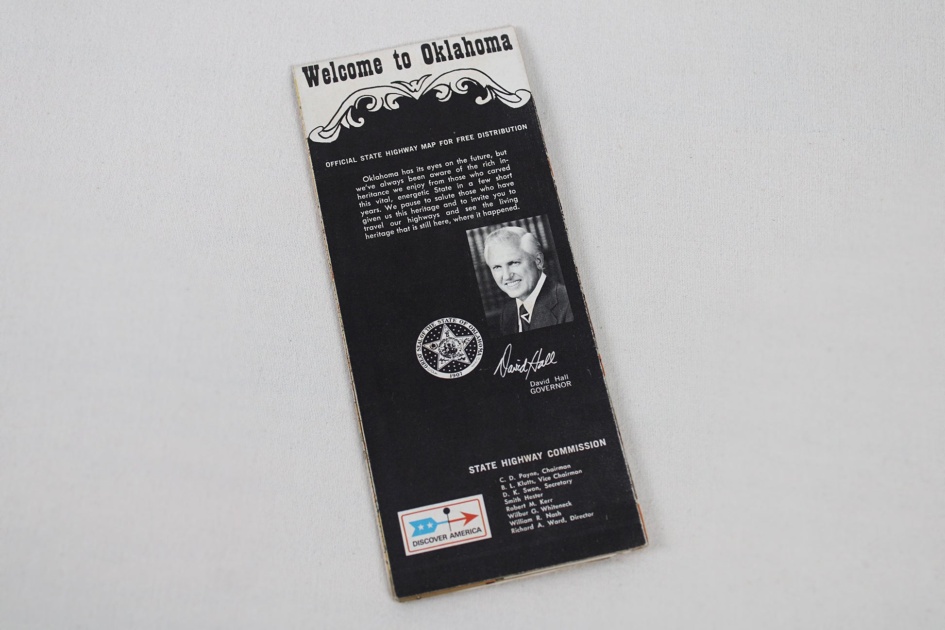 Oklahoma 1974 Official State Highway Map