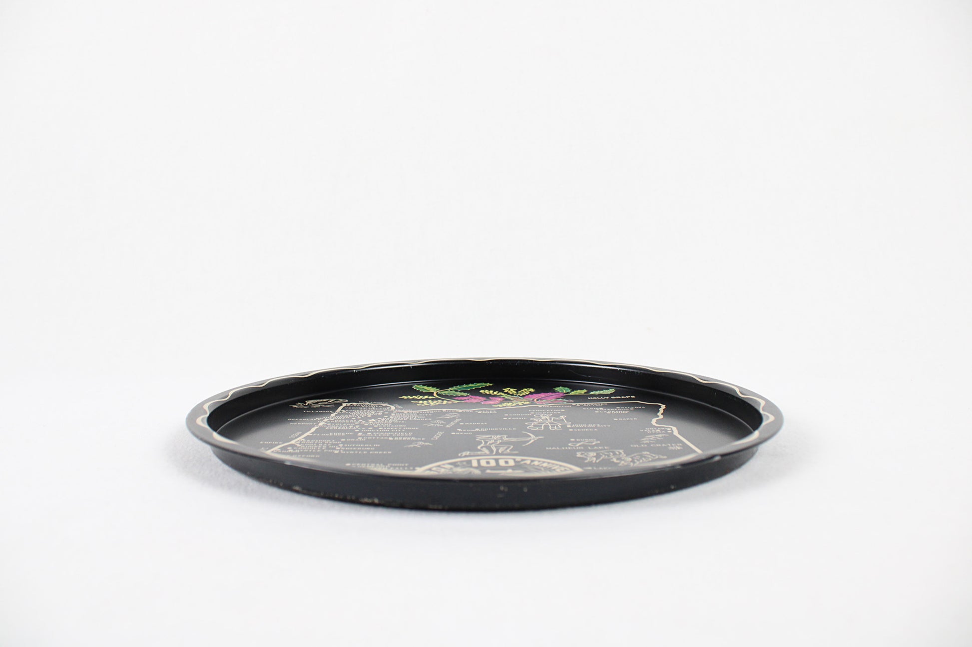 Oregon Souvenir Metal Serving Tray — 100th Anniversary Celebration / State Centennial Edition (1859-1959)
