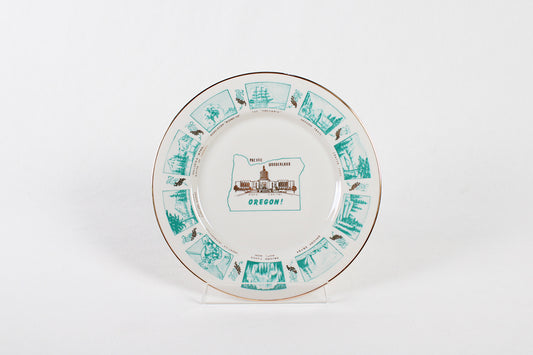 Oregon Pacific Wonderland Souvenir Plate