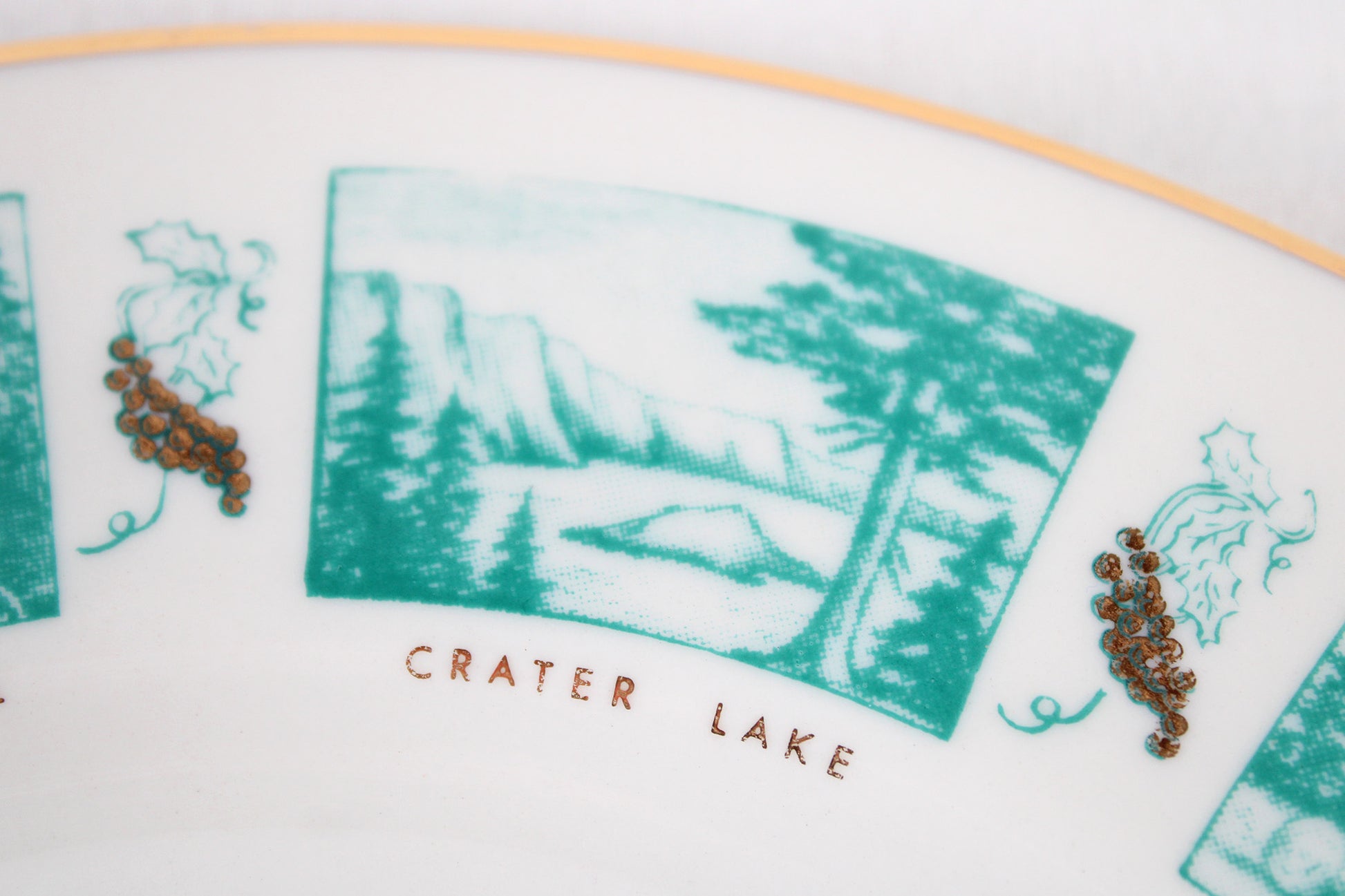 Oregon Pacific Wonderland Souvenir Plate