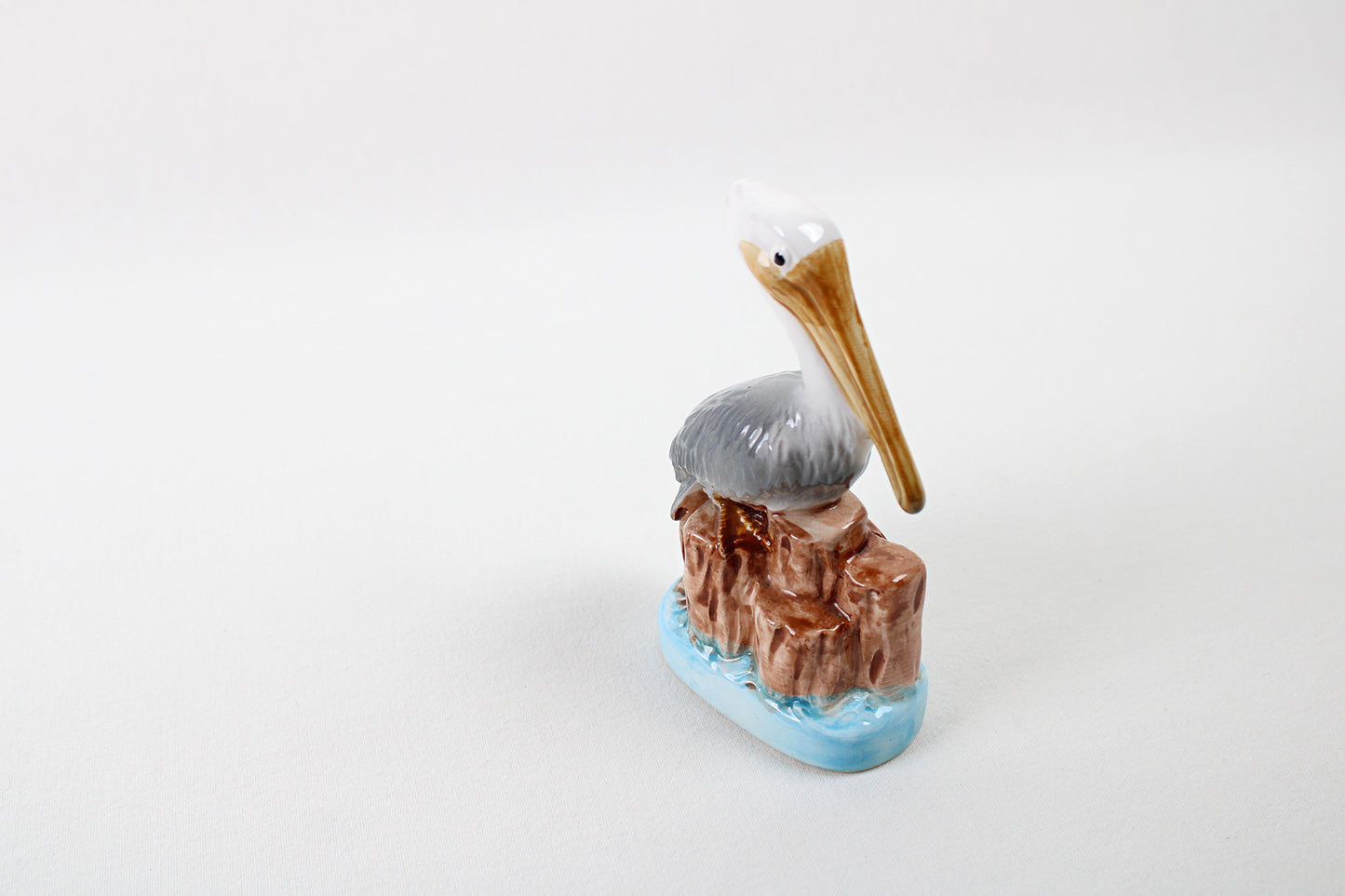 Florida’s Panama City Beach Pelican Souvenir Figurine With Thermometer
