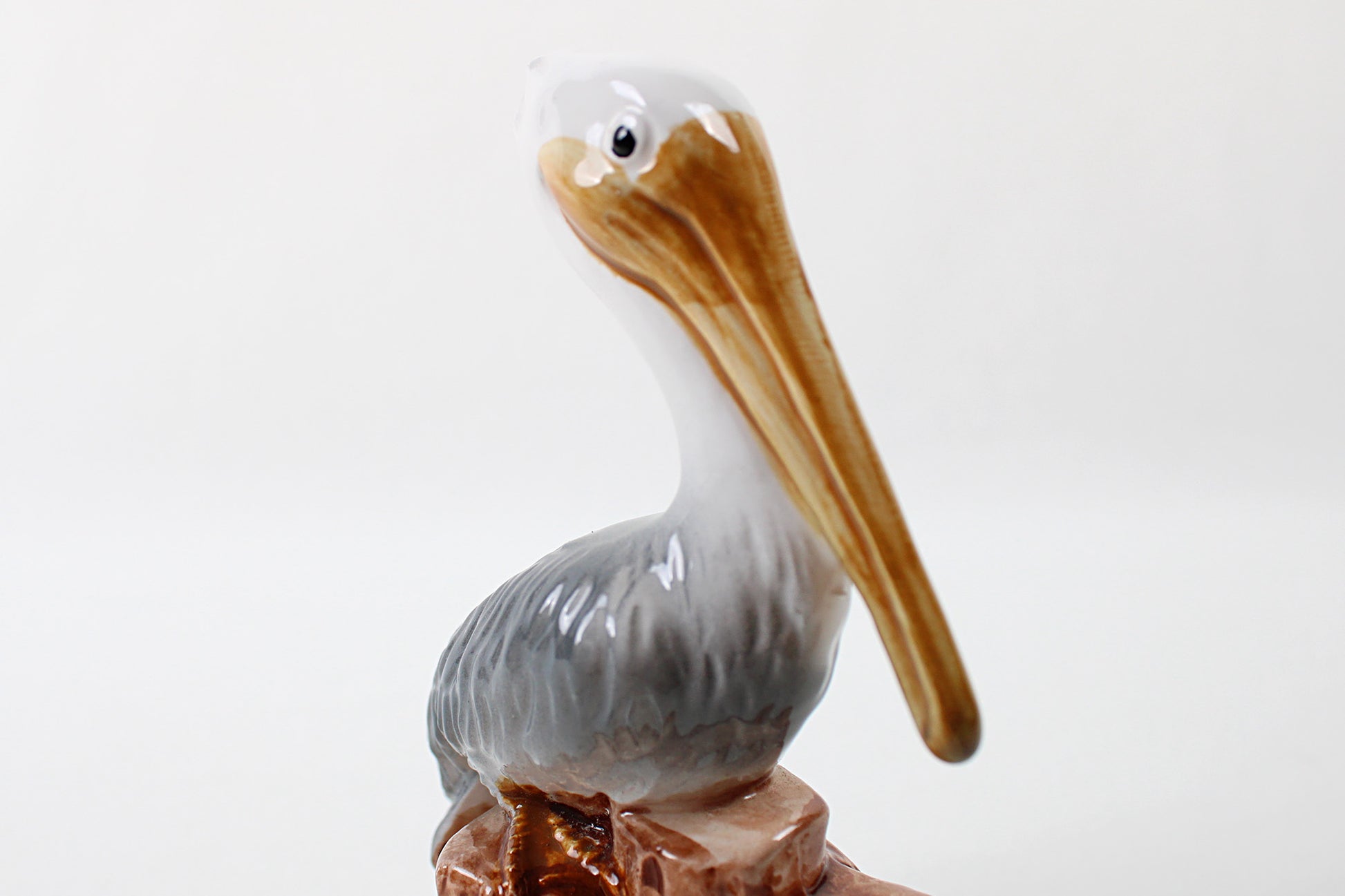 Florida’s Panama City Beach Pelican Souvenir Figurine With Thermometer