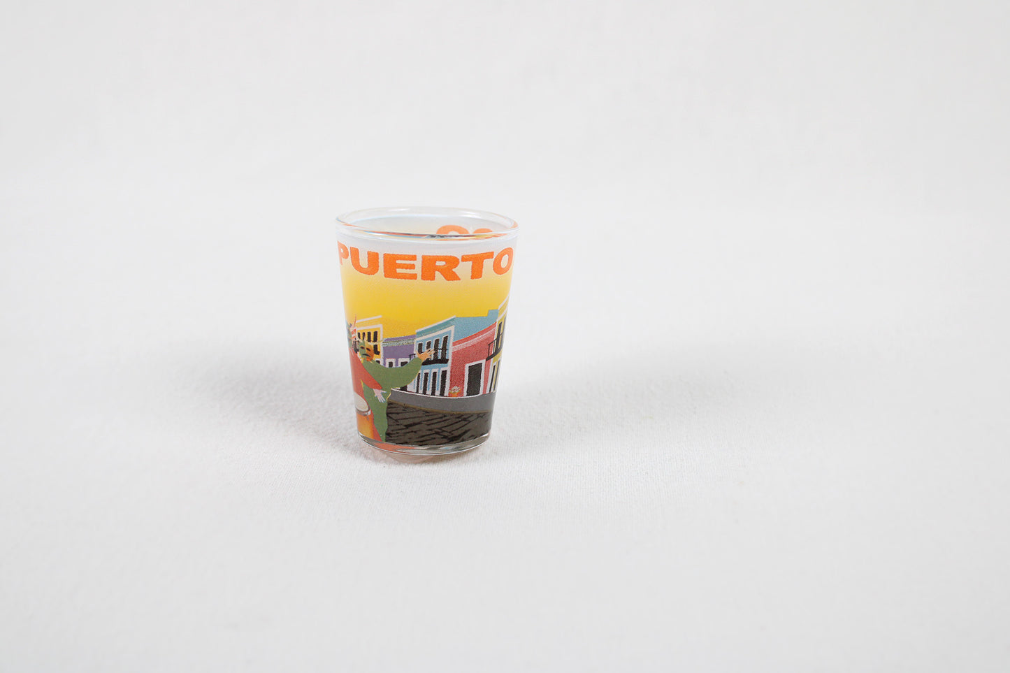 Puerto Rico Full Wrap Street Festival Souvenir Shot Glass