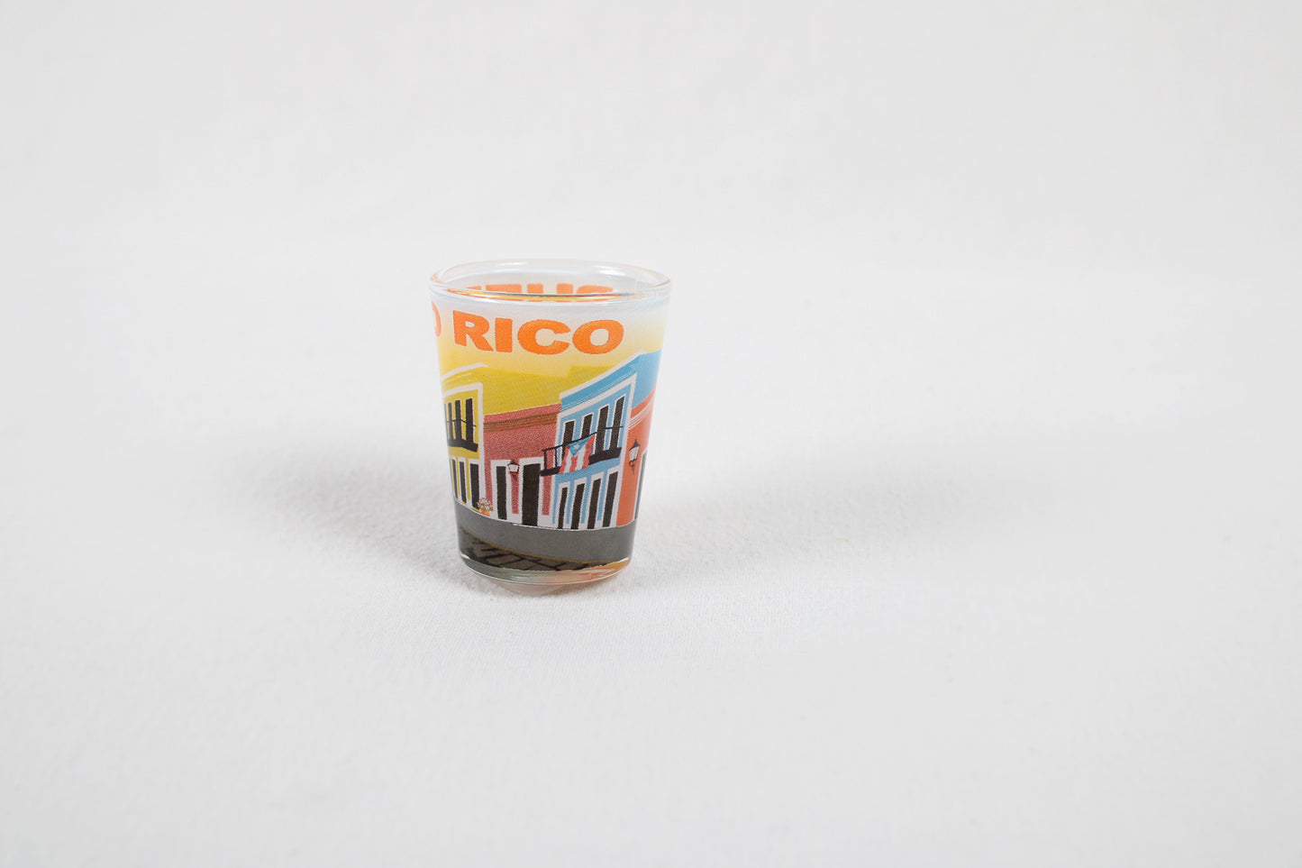 Puerto Rico Full Wrap Street Festival Souvenir Shot Glass
