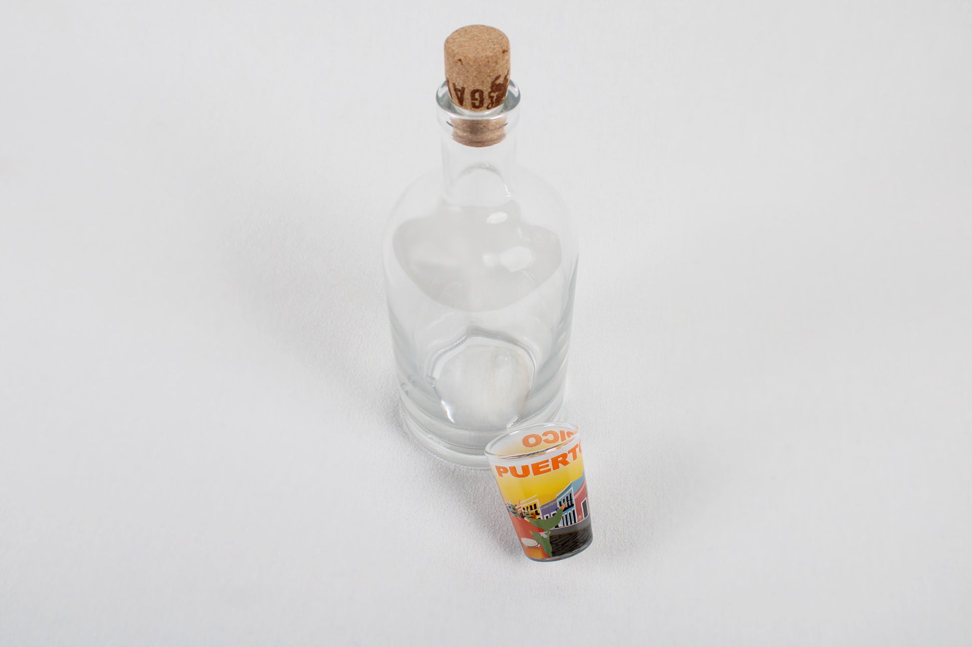 Puerto Rico Full Wrap Street Festival Souvenir Shot Glass