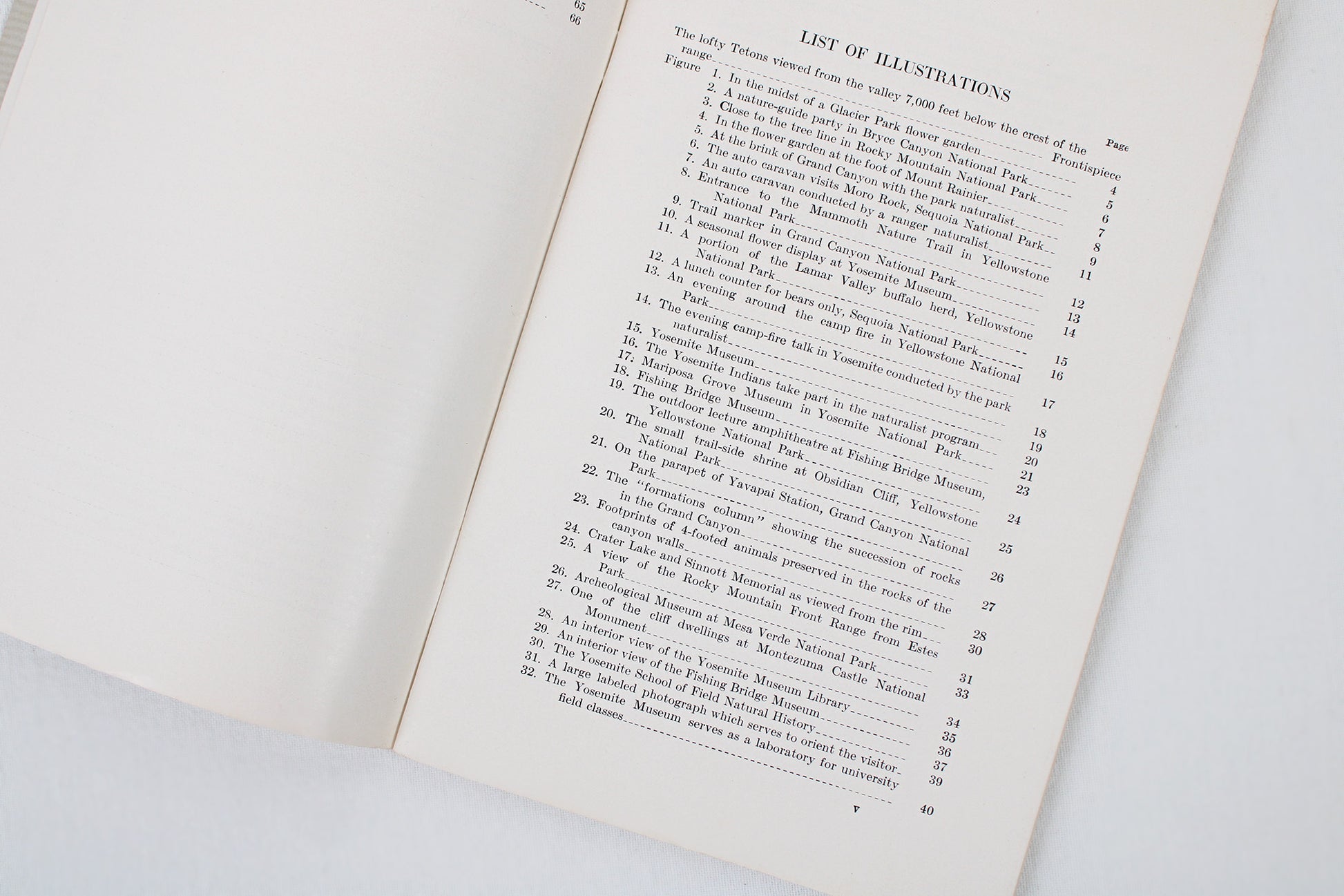 Research and Education in the National Parks Guidebook, 1932