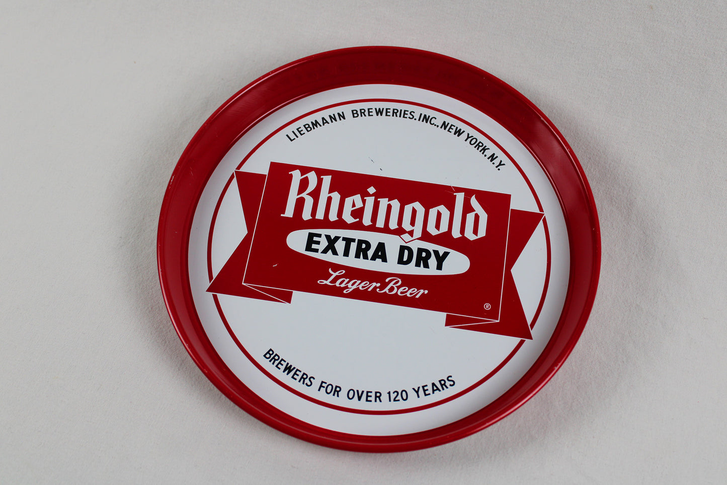 Rheingold Extra Dry Lager Beer Metal Bar Tray