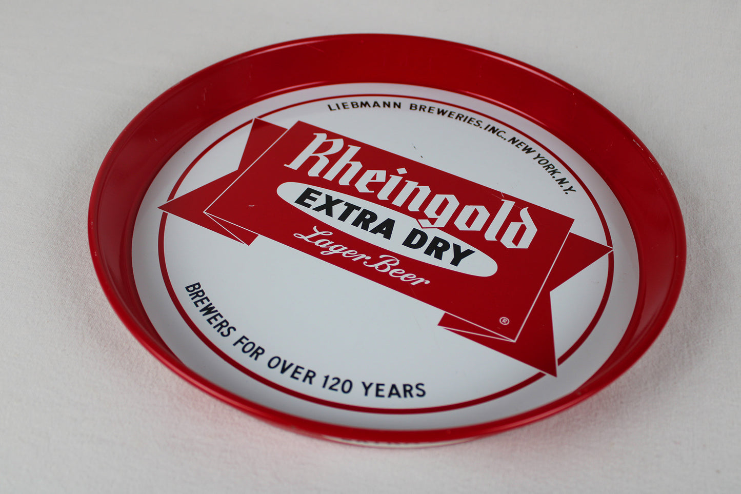 Rheingold Extra Dry Lager Beer Metal Bar Tray