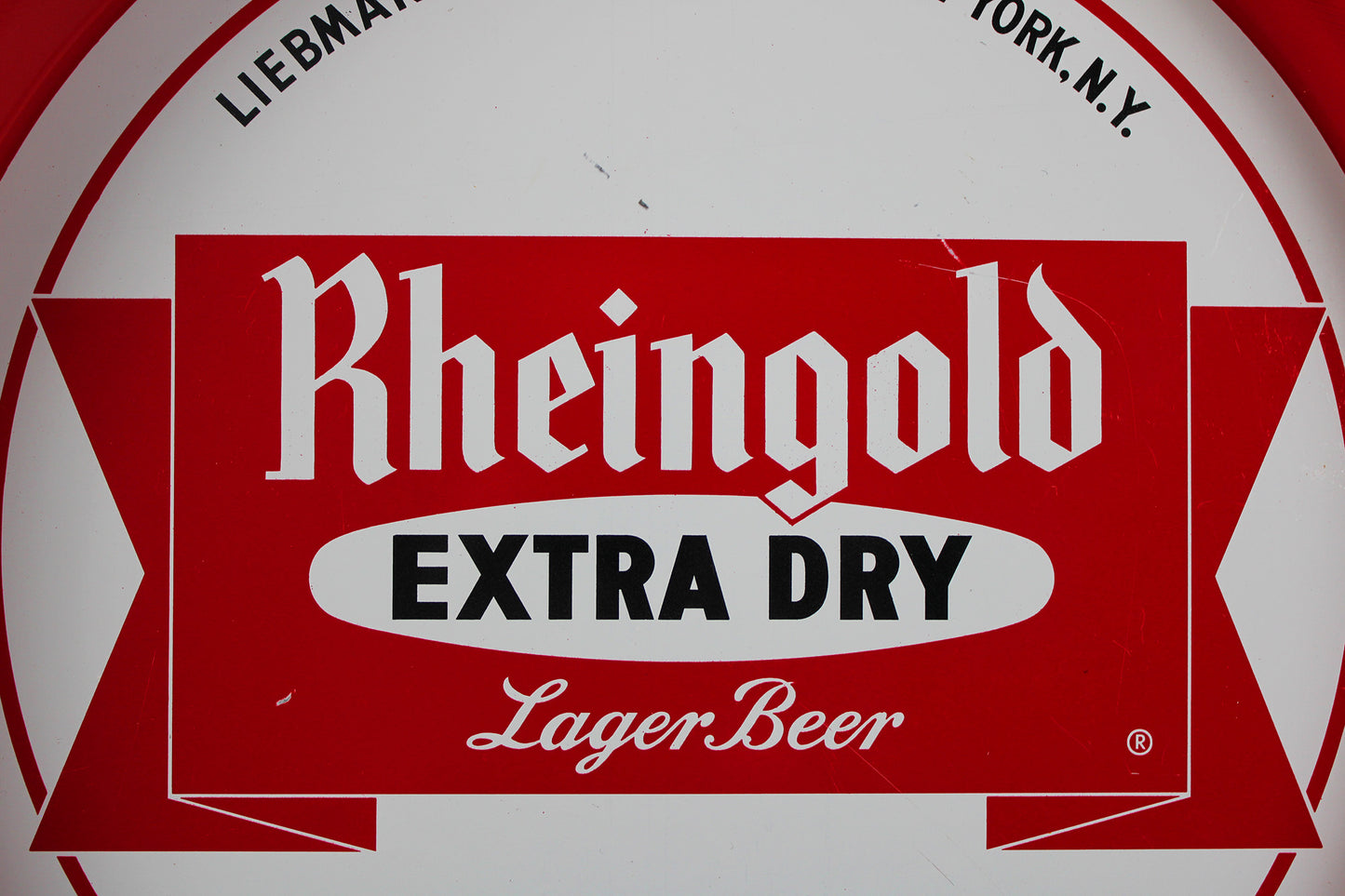 Rheingold Extra Dry Lager Beer Metal Bar Tray