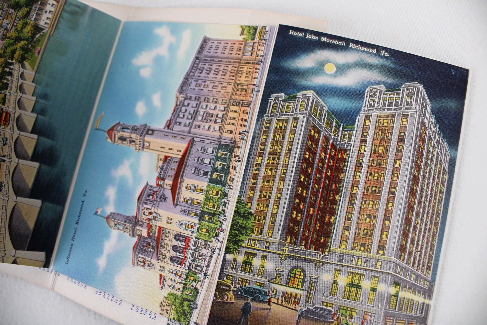 Richmond Virginia Souvenir Folder / Accordion Postcard Set