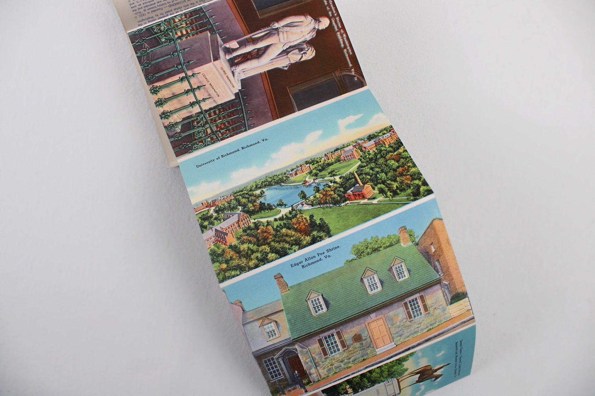 Richmond Virginia Souvenir Folder / Accordion Postcard Set