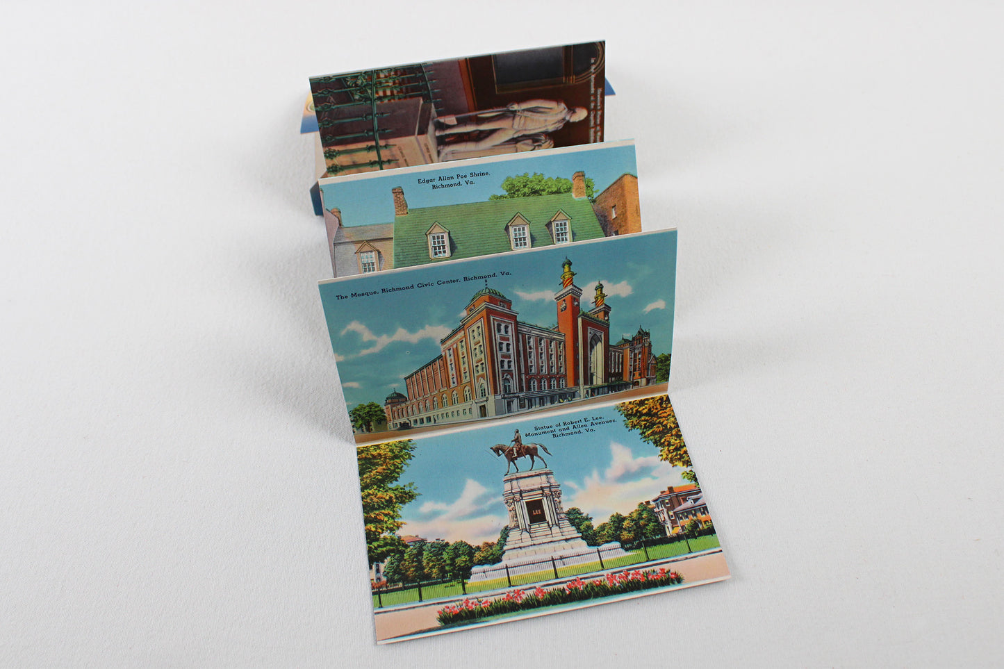 Richmond Virginia Souvenir Folder / Accordion Postcard Set