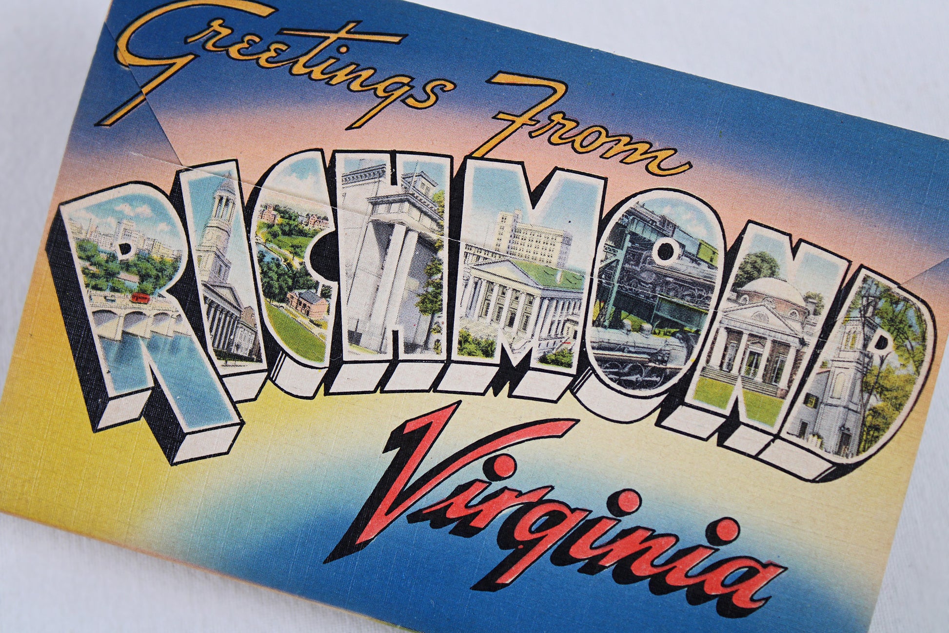 Richmond Virginia Souvenir Folder / Accordion Postcard Set