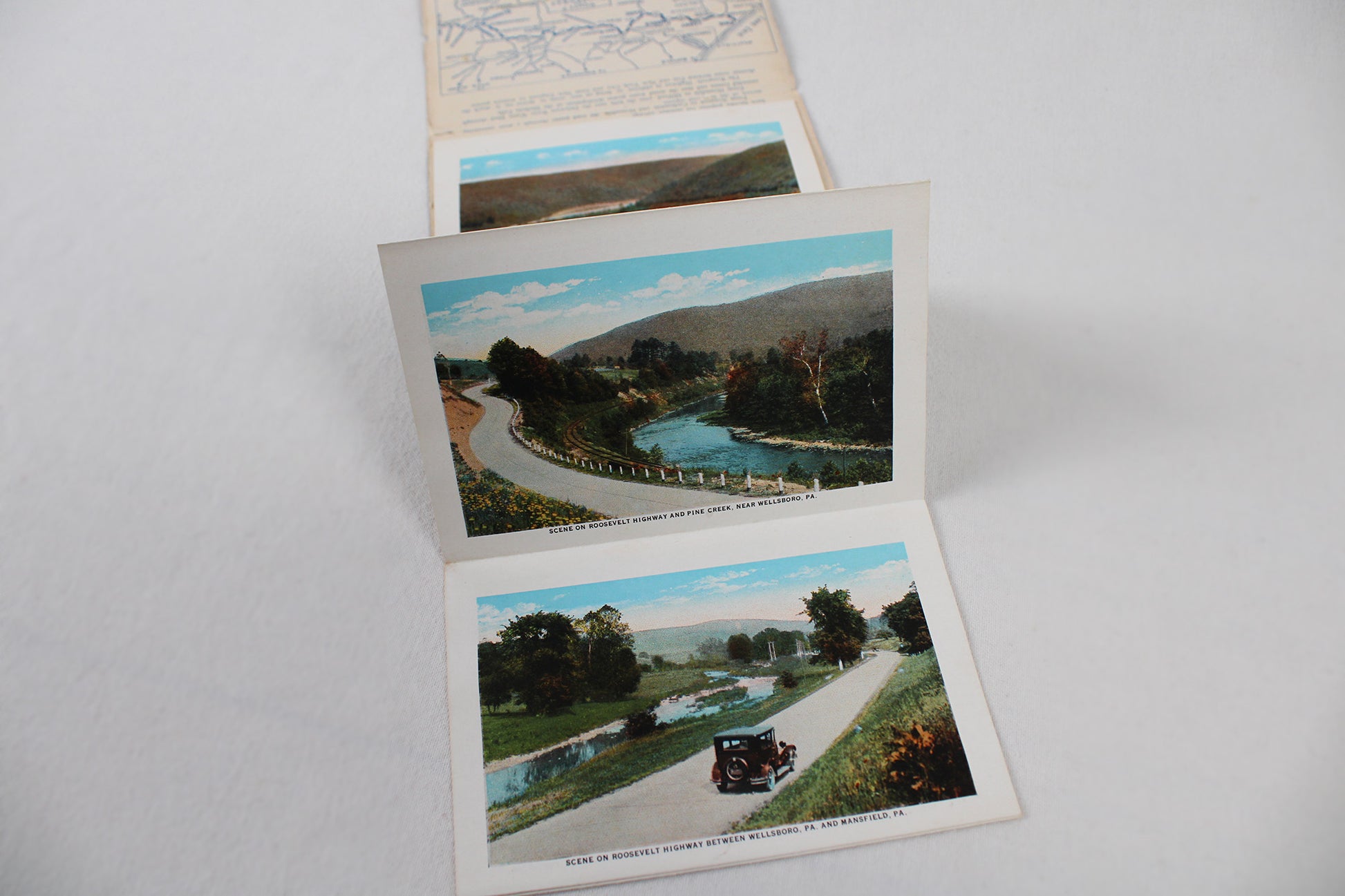 Roosevelt Highway, Pennsylvania "Souvenir Folder" / Accordion Postcard Set