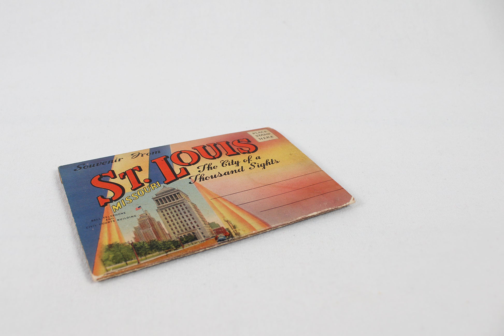 Souvenir from St. Louis, Missouri: The City of a Thousand Sights / Accordion Postcard Set