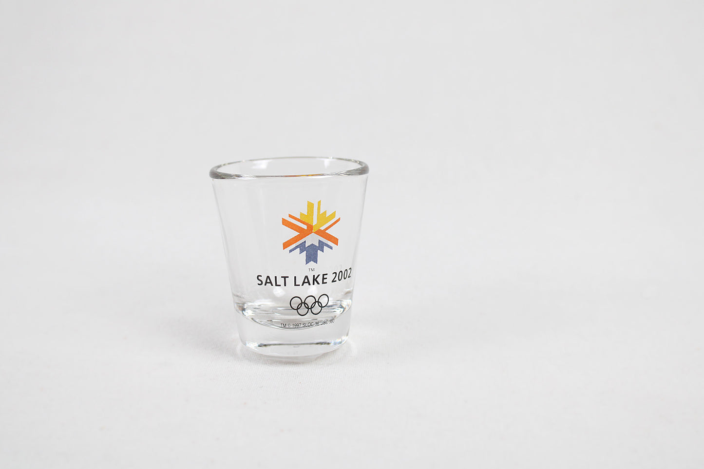 Salt Lake City, Utah, 2002 Winter Olympic Games Clear Shot Glass