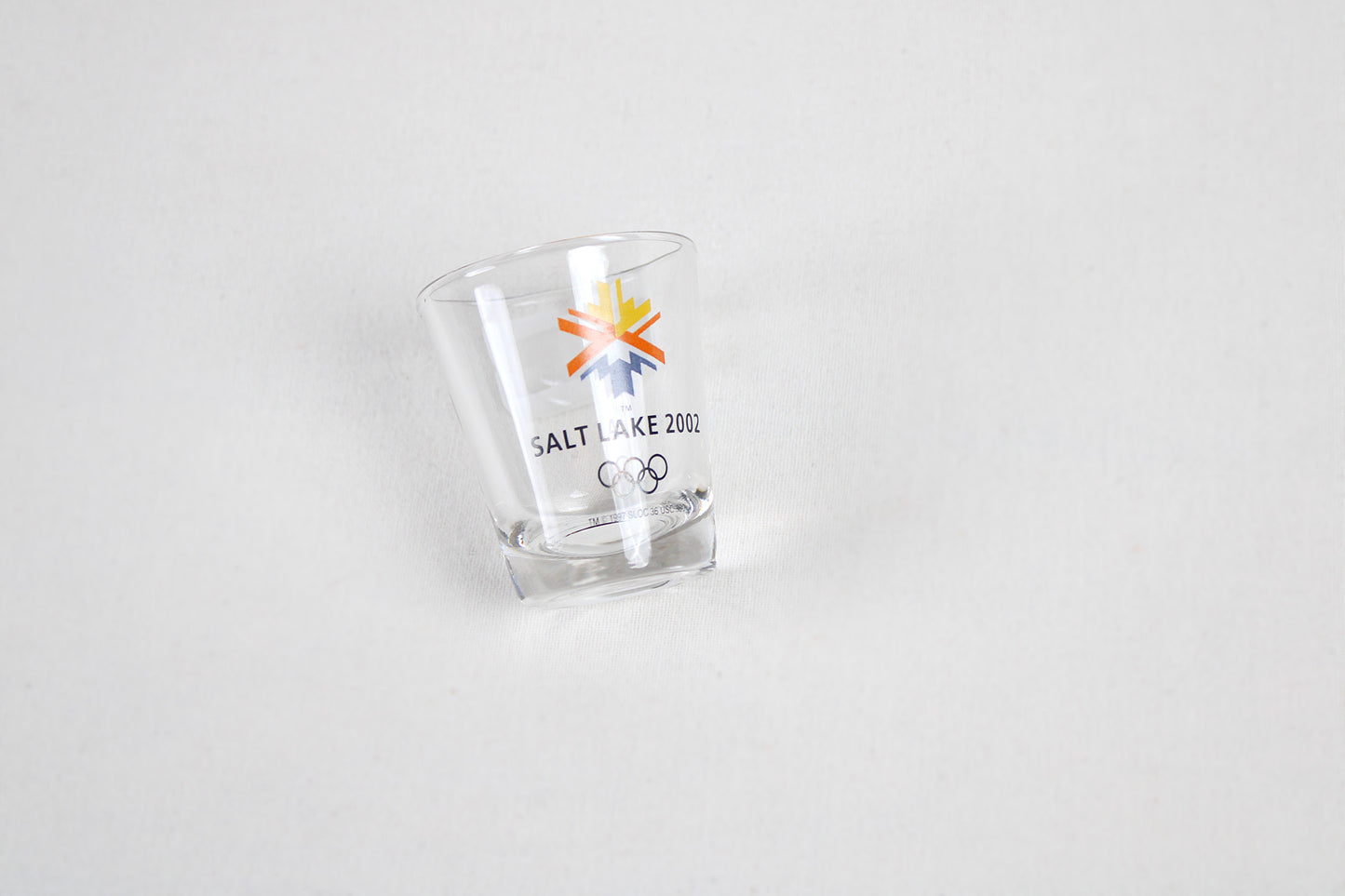 Salt Lake City, Utah, 2002 Winter Olympic Games Clear Shot Glass