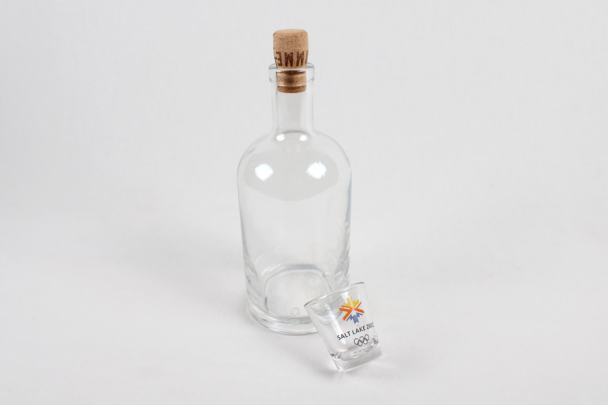 Salt Lake City, Utah, 2002 Winter Olympic Games Clear Shot Glass