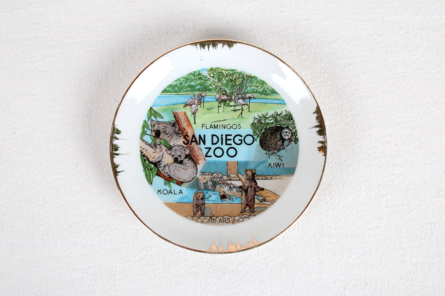 San Diego Zoo Small Souvenir Plate