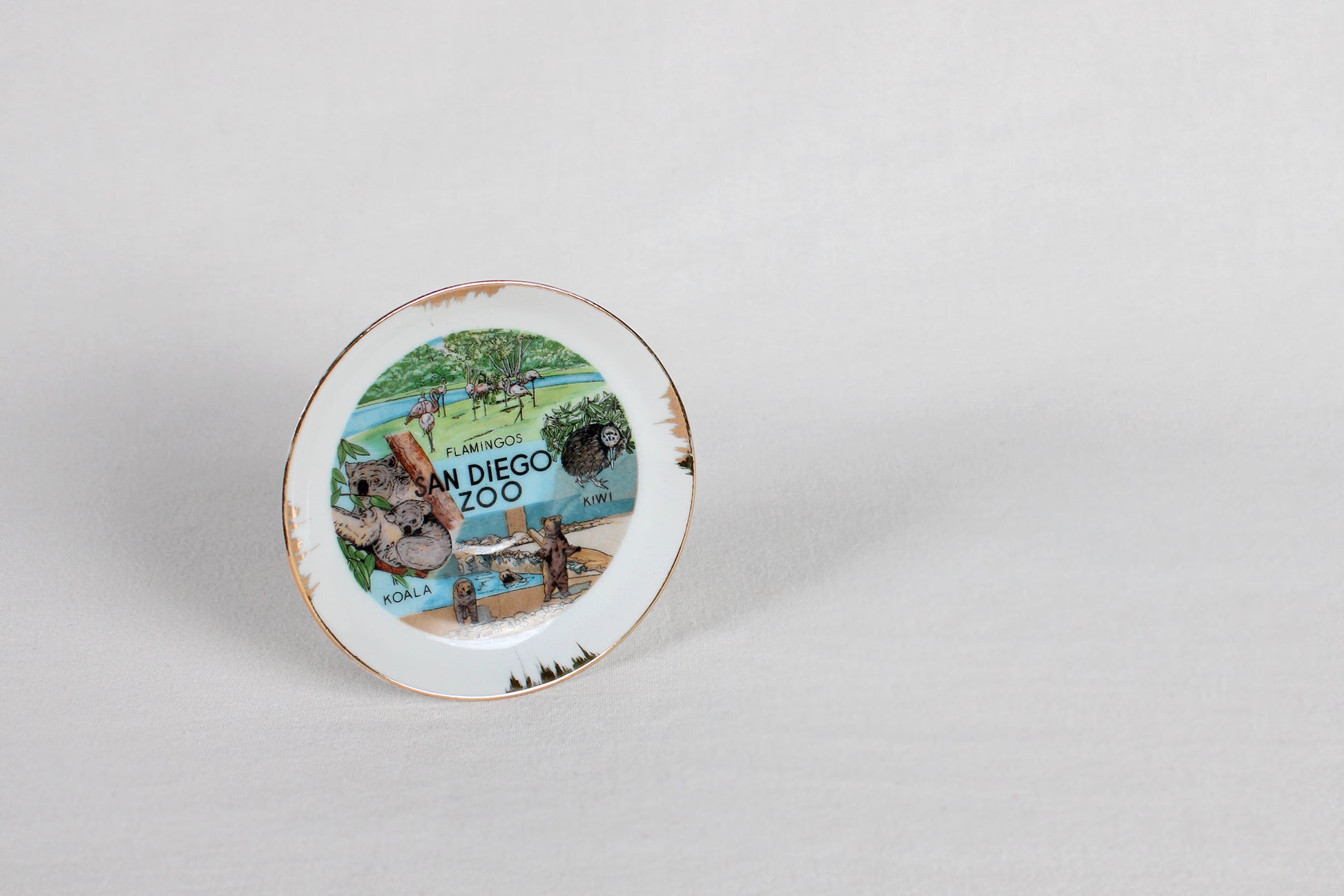 San Diego Zoo Small Souvenir Plate