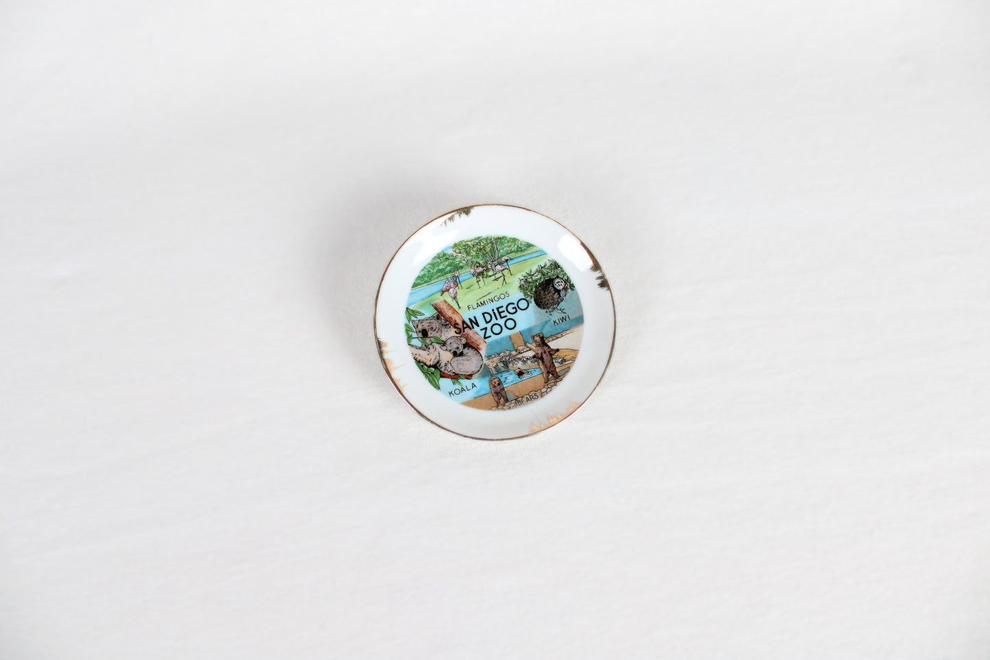 San Diego Zoo Small Souvenir Plate