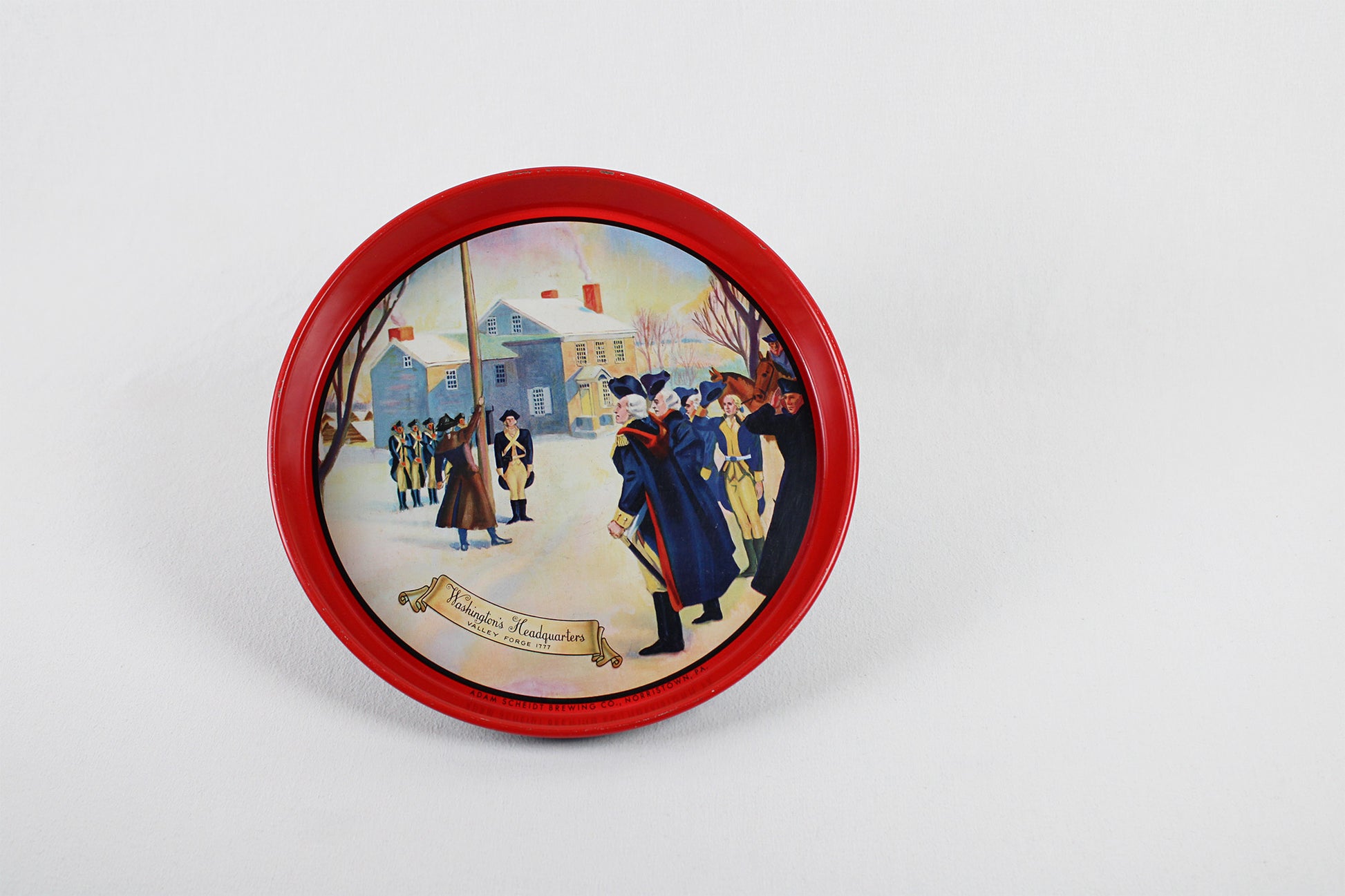 Scheidt’s Valley Forge Brewing “Washington’s Headquarters 1777” Bar / Serving Tray