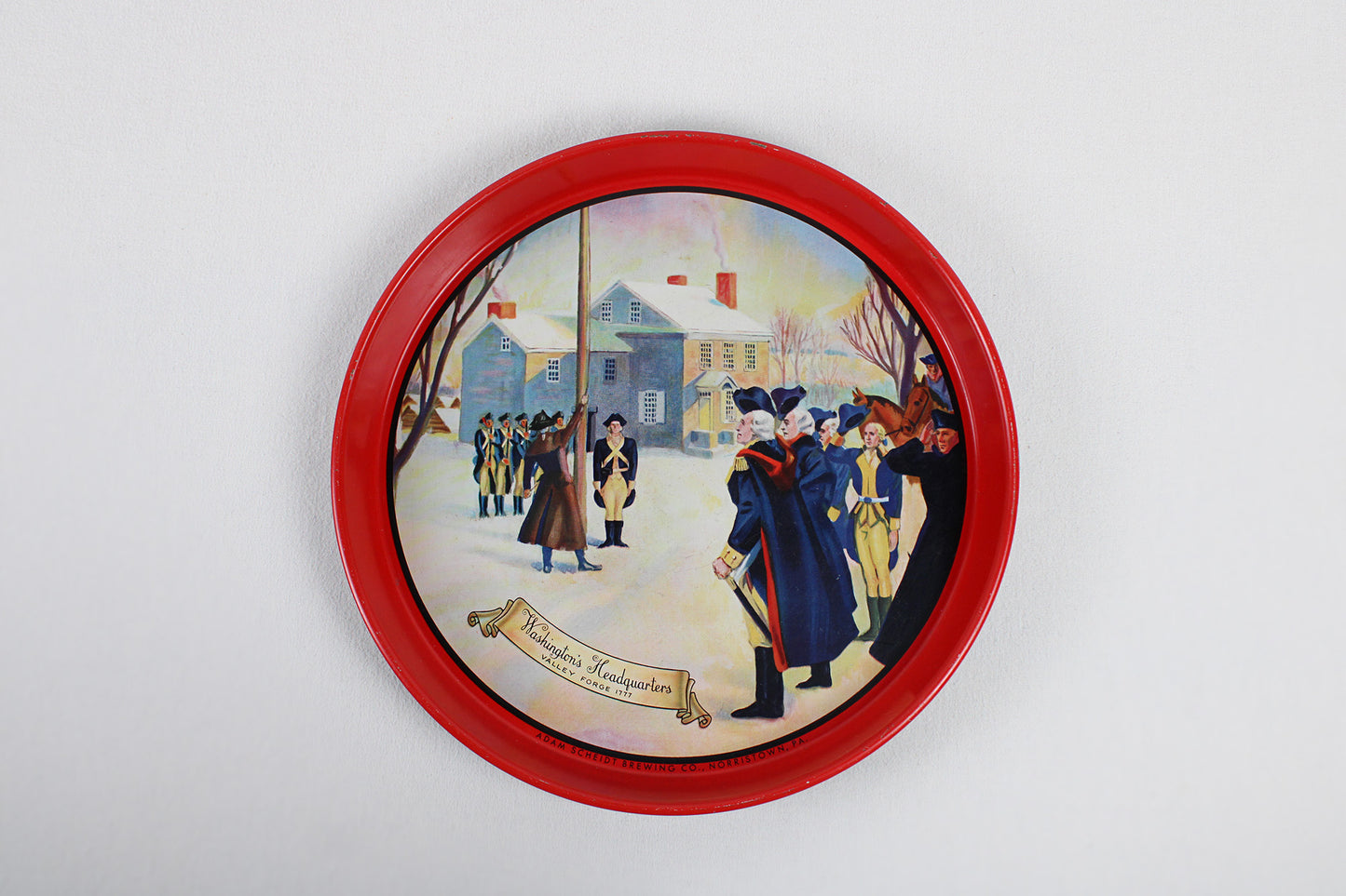 Scheidt’s Valley Forge Brewing “Washington’s Headquarters 1777” Bar / Serving Tray