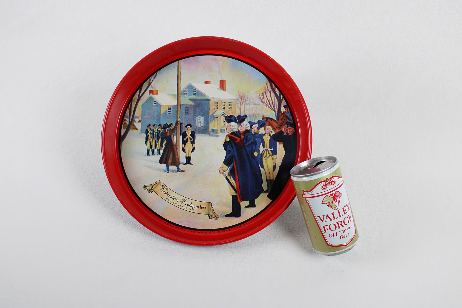 Scheidt’s Valley Forge Brewing “Washington’s Headquarters 1777” Bar / Serving Tray