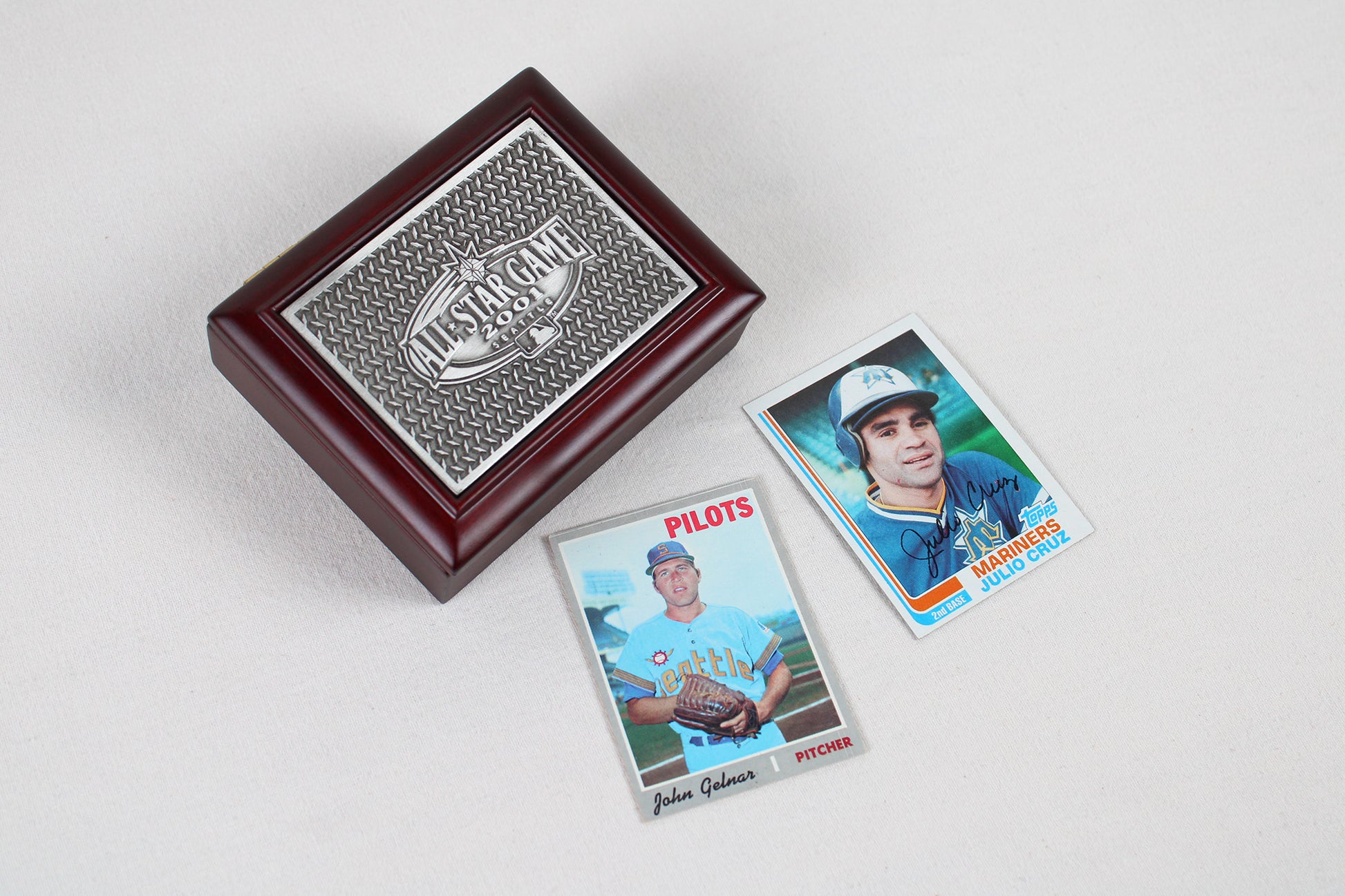 Major League Baseball 2001 All-Star Game (Seattle, Washington) Wood Box