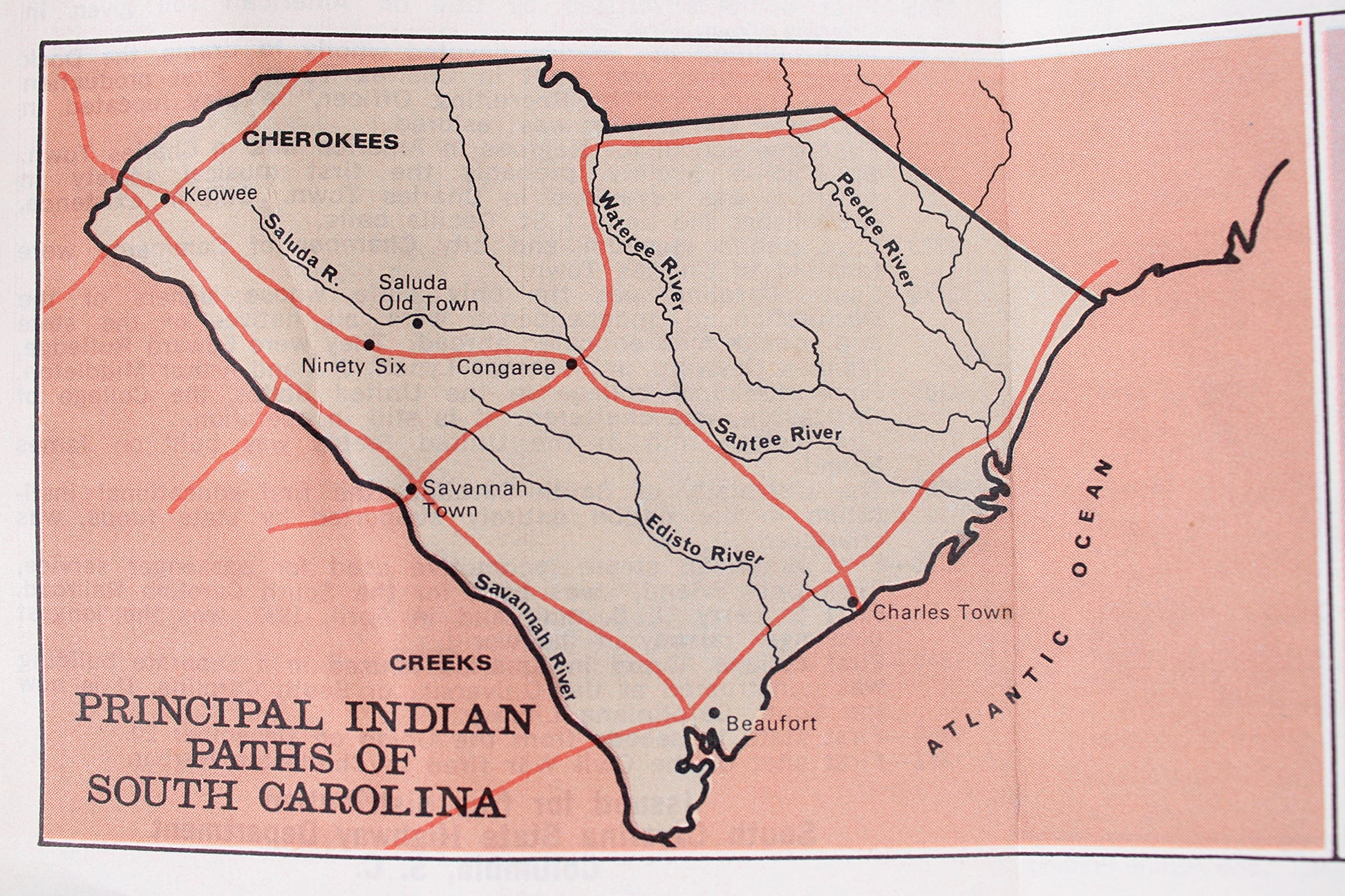 South Carolina “Tricentennial” State Highway Primary System Map, 1970