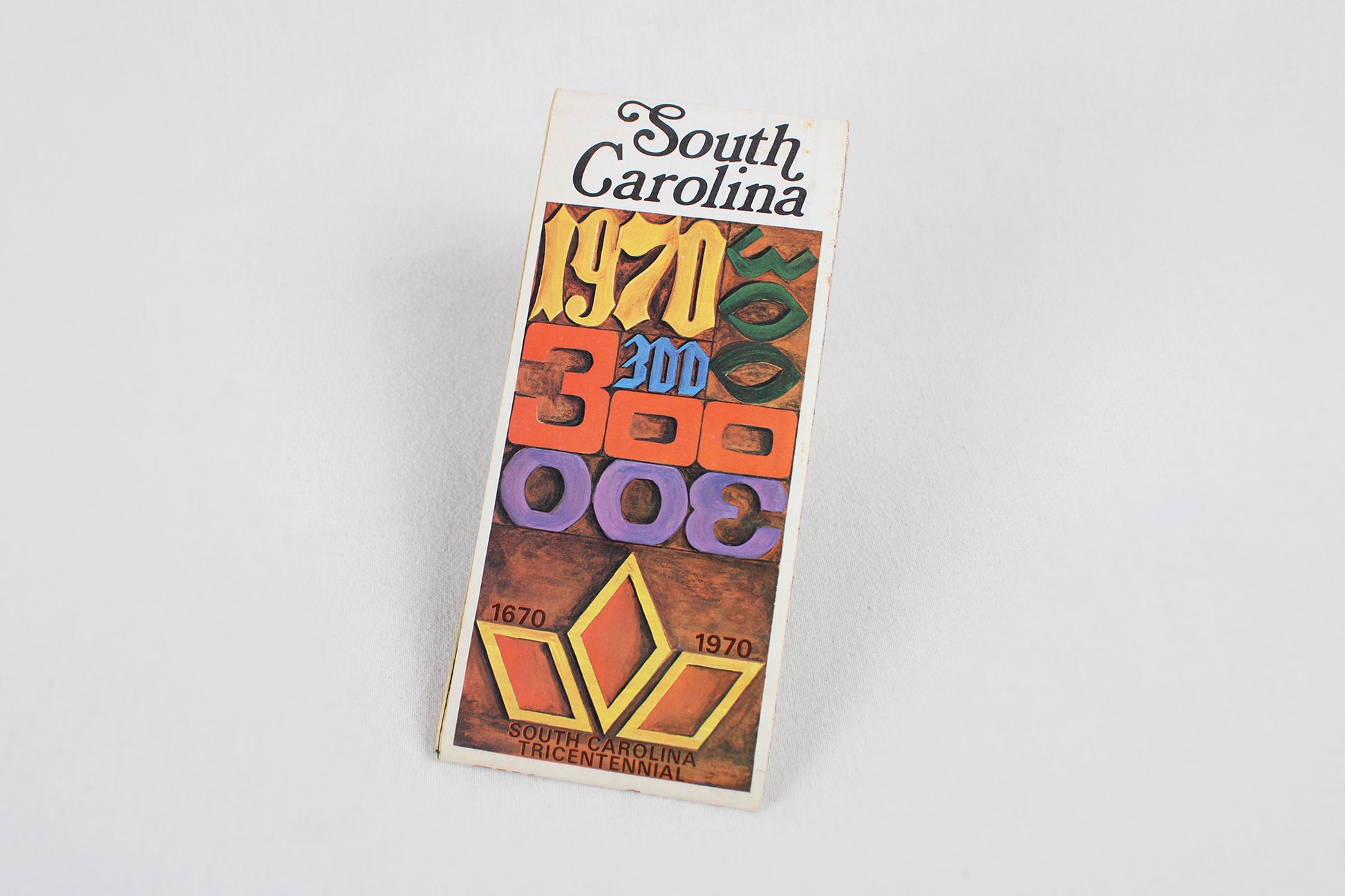 South Carolina “Tricentennial” State Highway Primary System Map, 1970