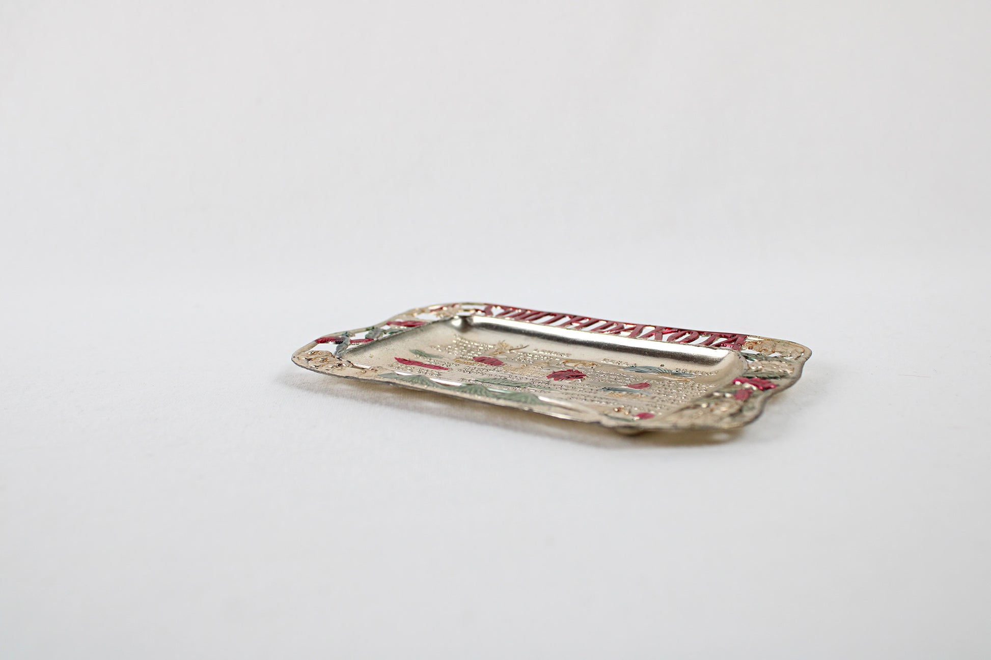 South Dakota Small Metal Tray Souvenir 