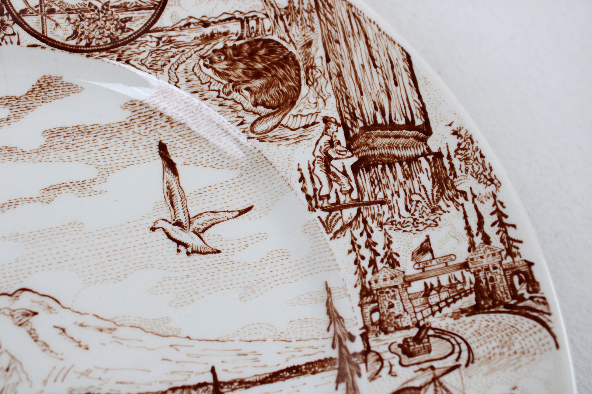 Tacoma, Washington, Souvenir Plate By Royal Staffordshire Of England