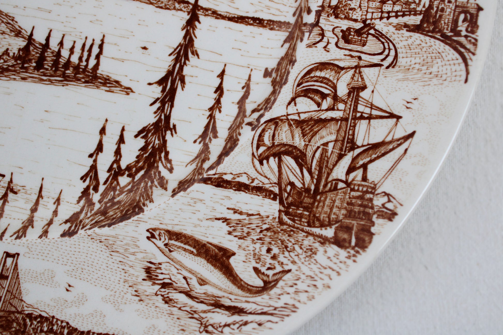 Tacoma, Washington, Souvenir Plate By Royal Staffordshire Of England