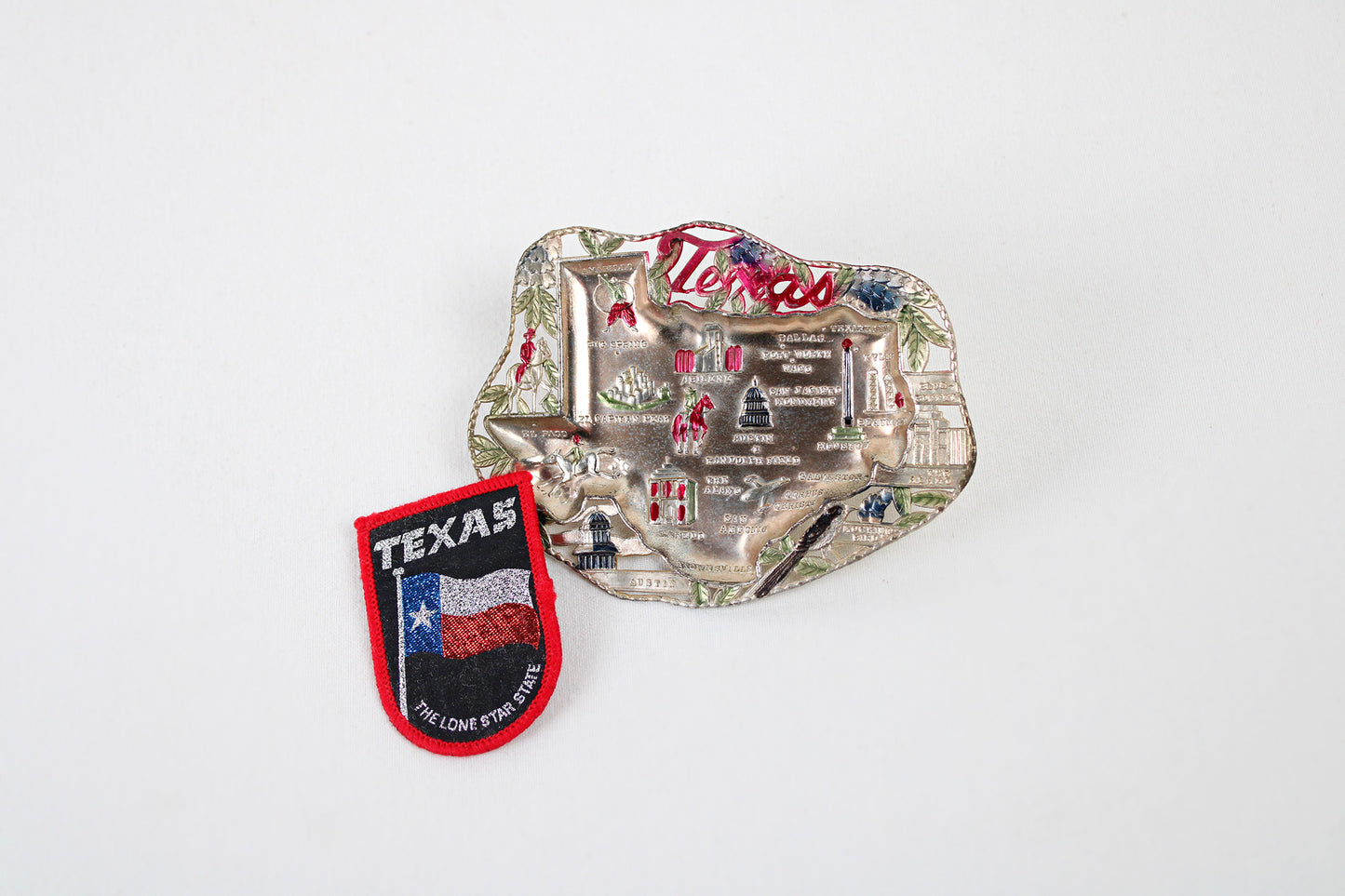 Texas Small Metal Tray Souvenir