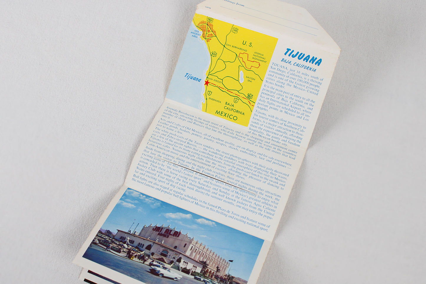 Tijuana, Mexico ¡OLE! Greetings / Accordion Postcard Set