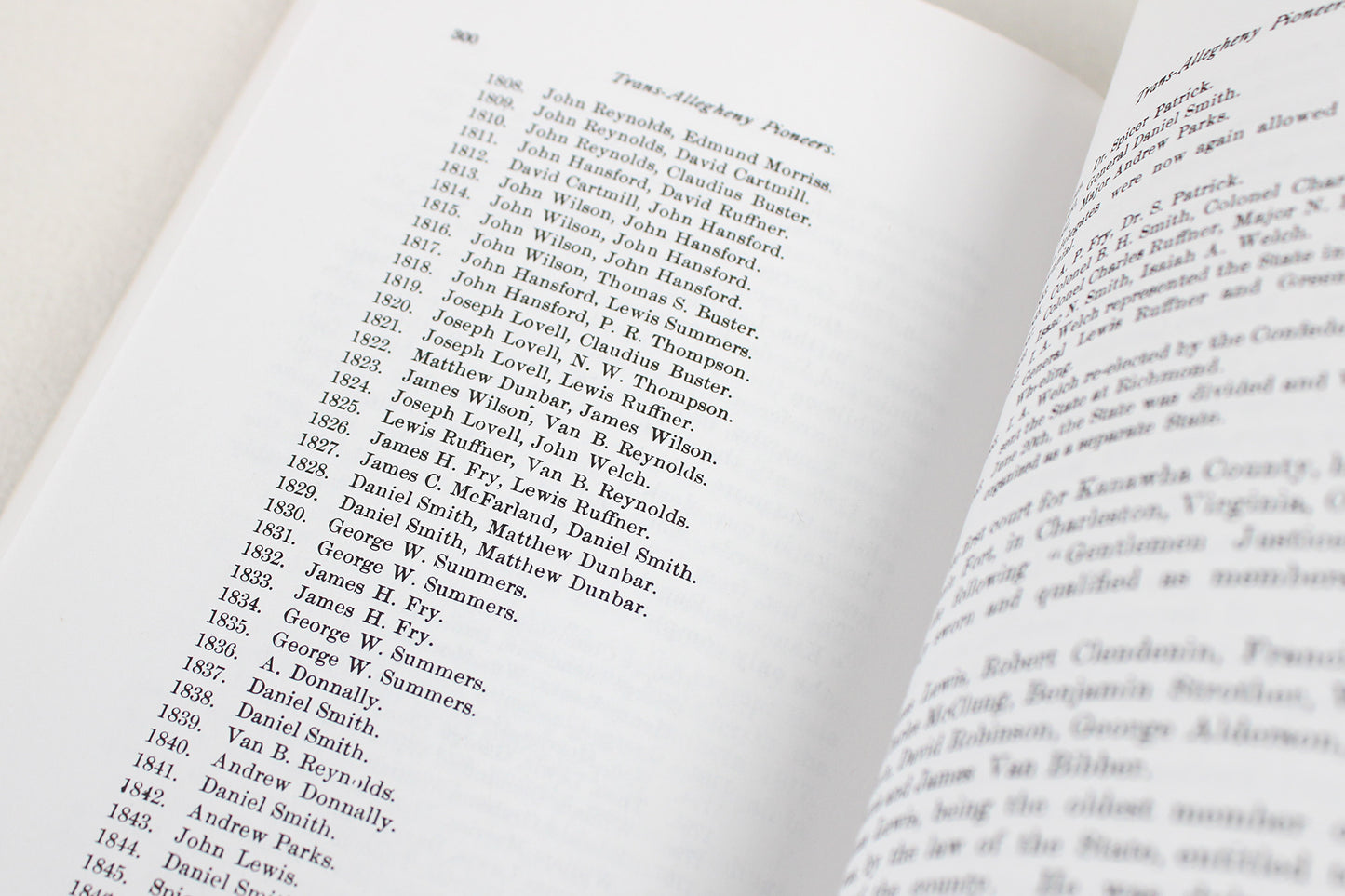 Trans-Allegheny Pioneers, by John Hale