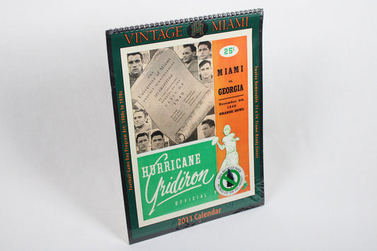 University of Miami Vintage Football 2011 Calendar / Asgard Press