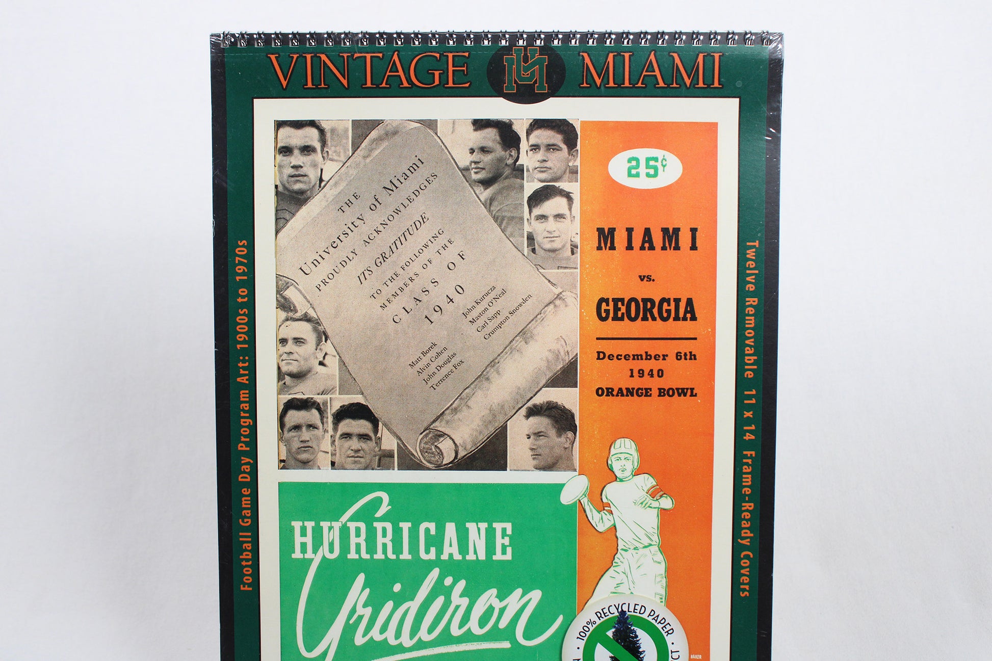 University of Miami Vintage Football 2011 Calendar / Asgard Press