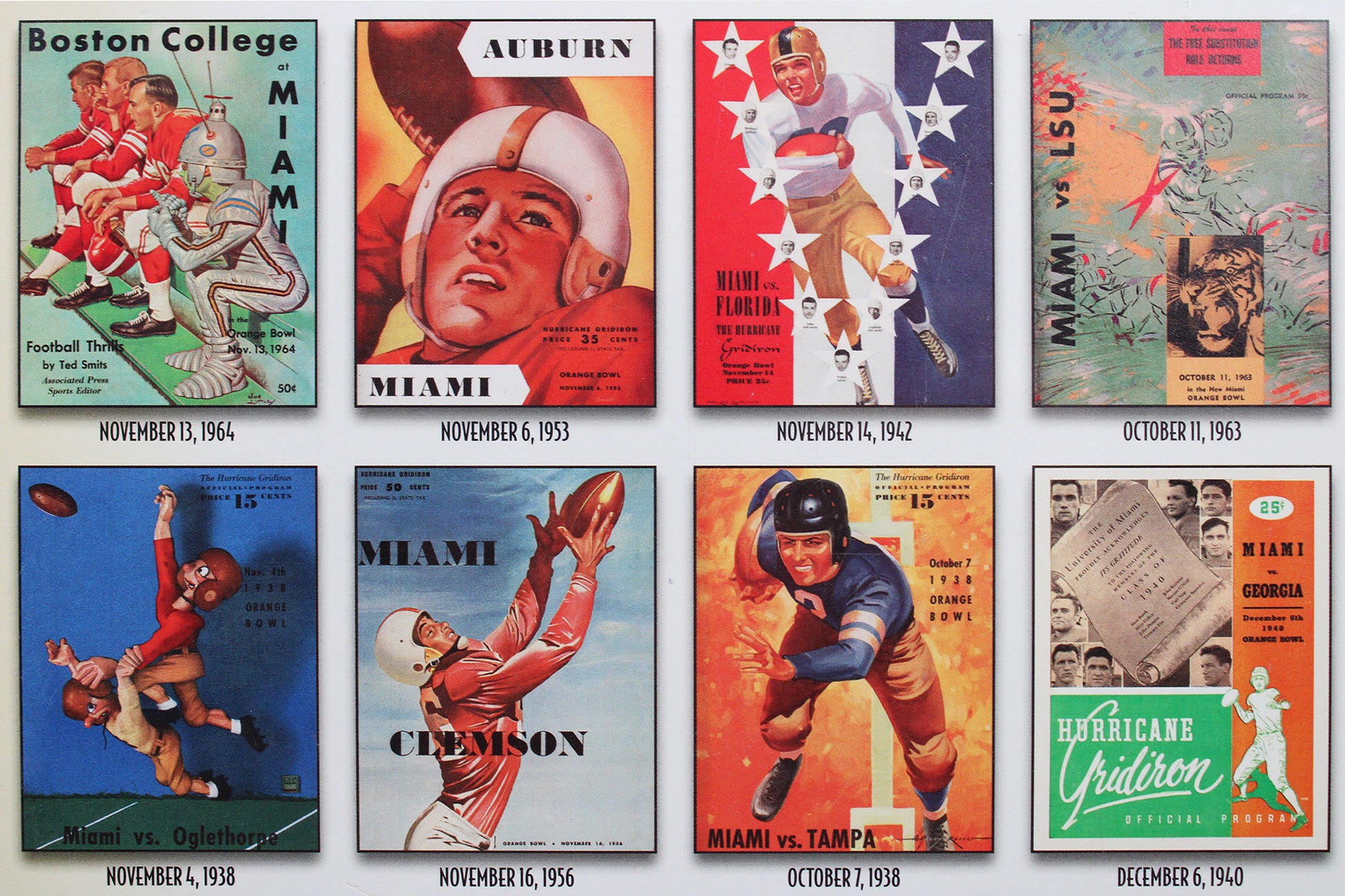 University of Miami Vintage Football 2011 Calendar / Asgard Press