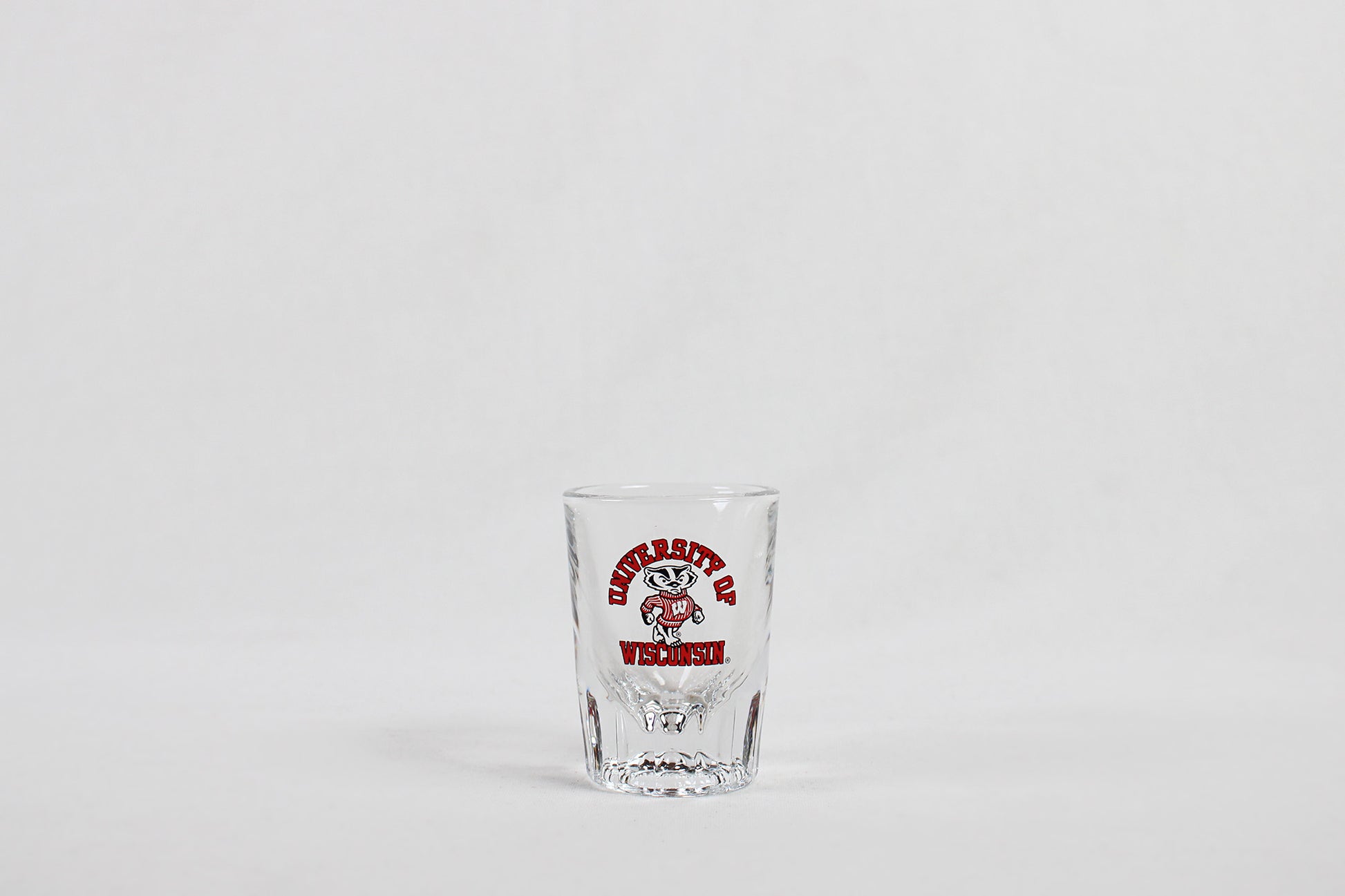 University of Wisconsin Bucky The Badger Prism Shot Glass