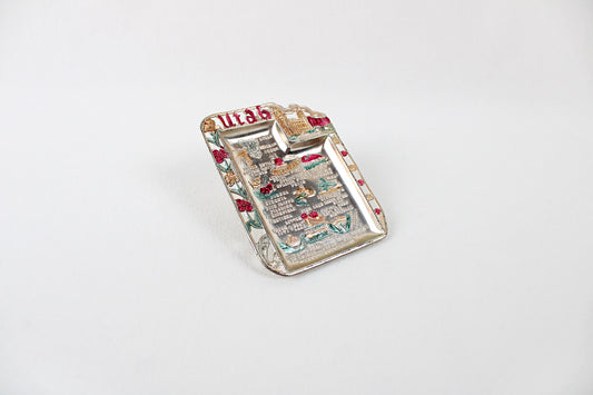 Utah Small Metal Tray Souvenir 